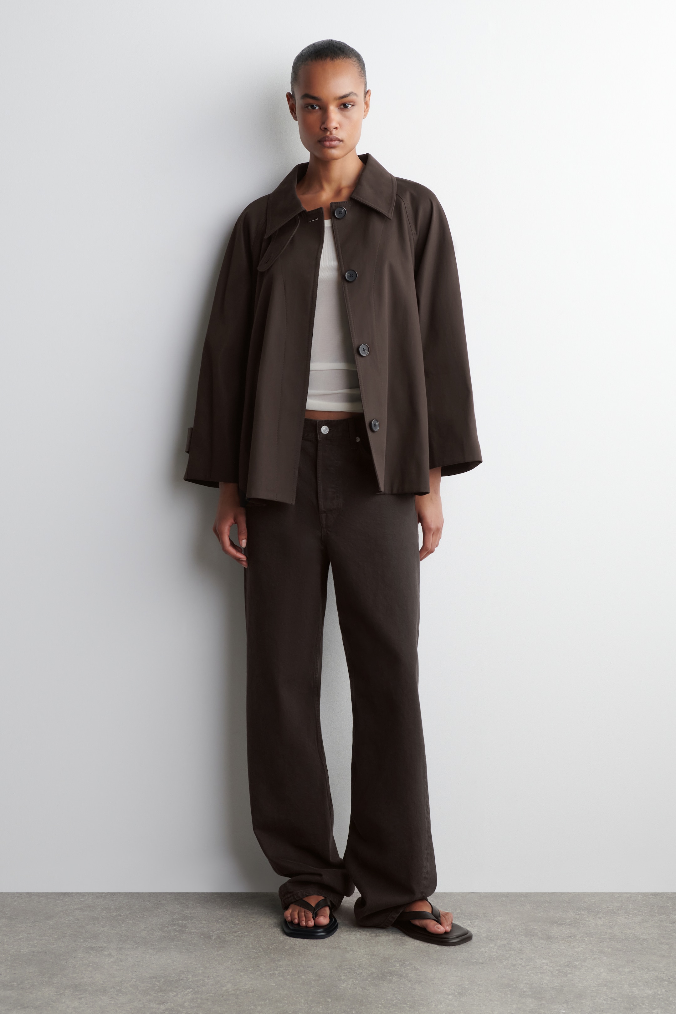 Grösseres Bild ansehen: TRENCHCOAT IN A-LINIE - BRAUN - DAMEN | H&M CH 2