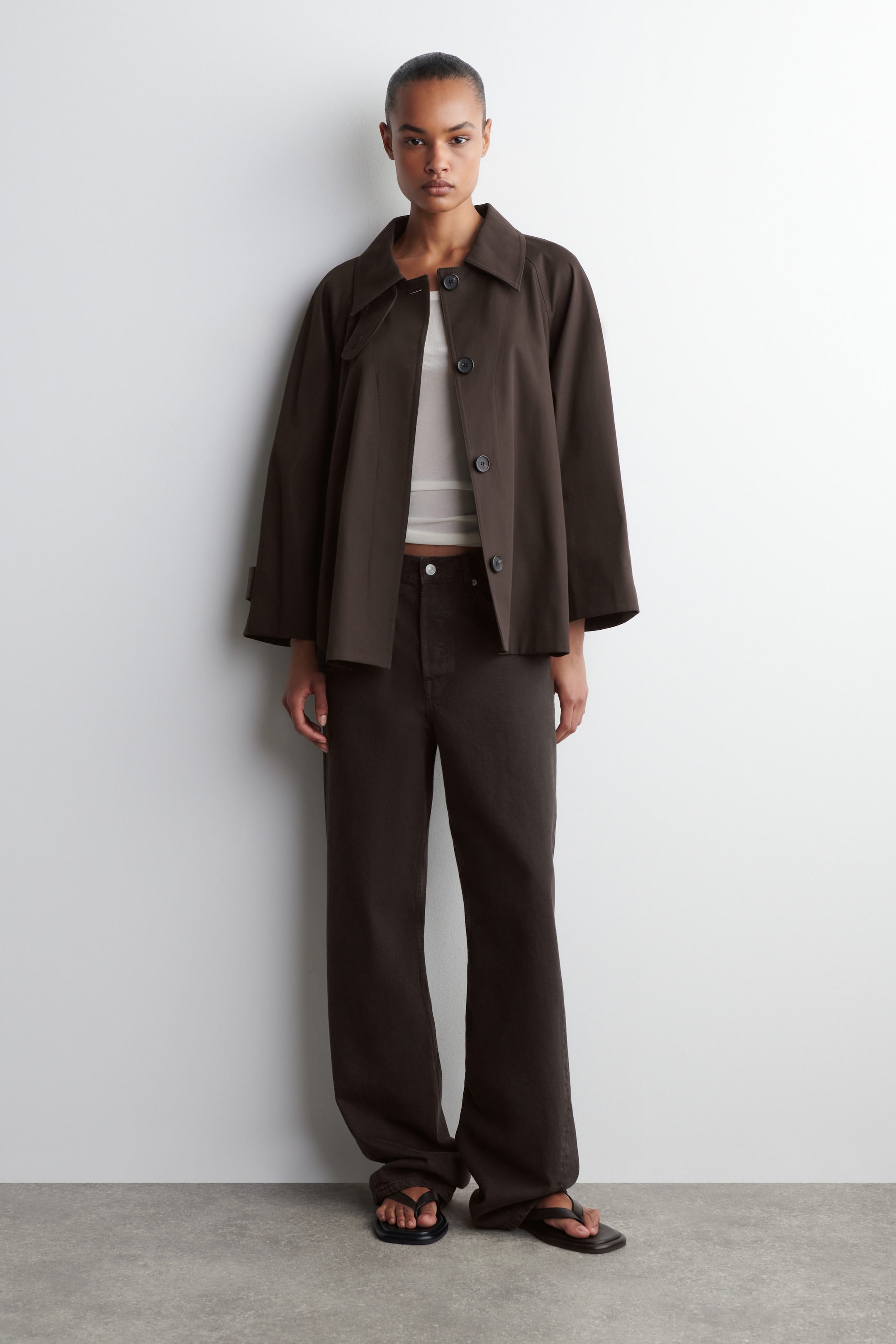 A-LINE TRENCH COAT