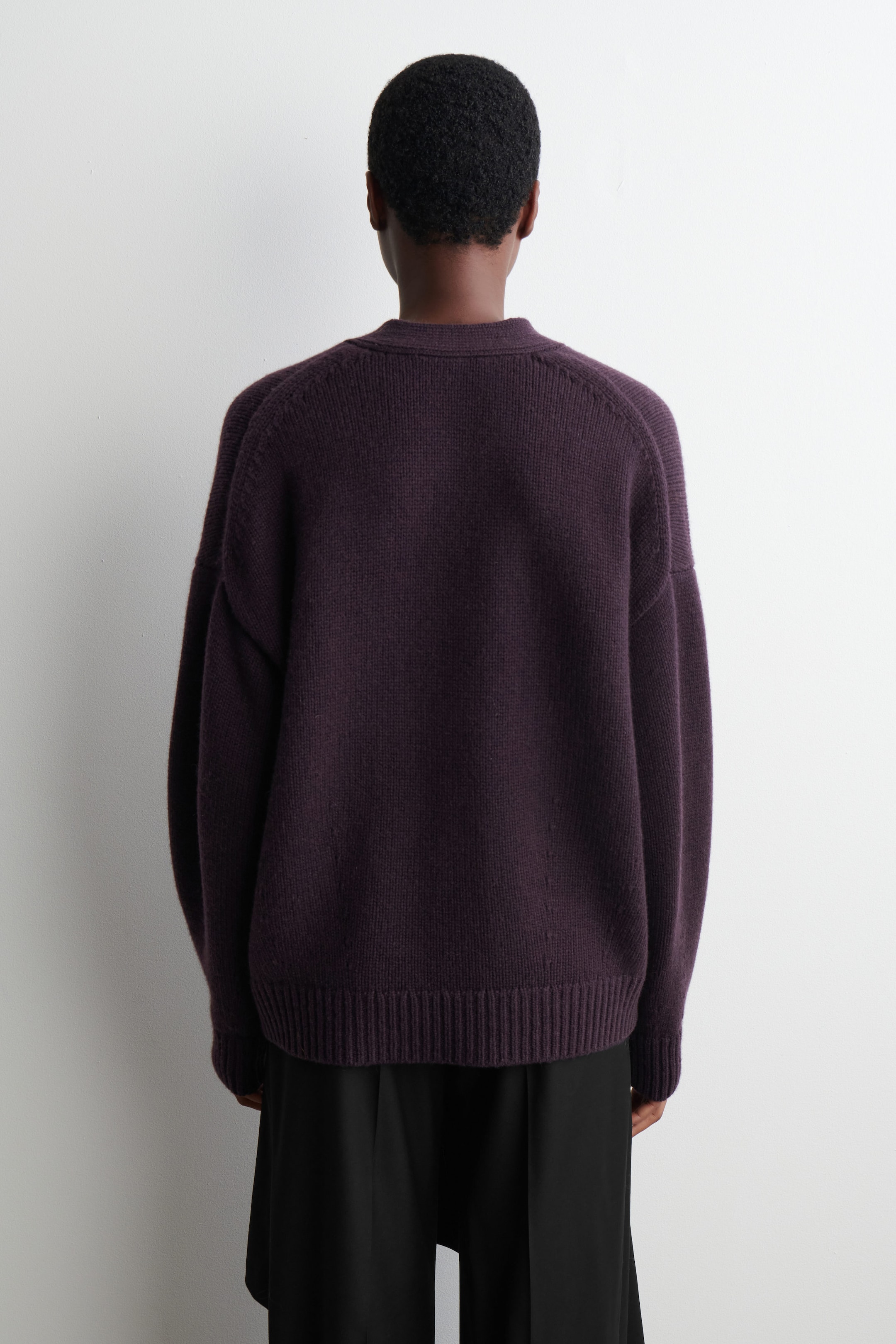 OVERSIZED CASHMERE-BLEND CARDIGAN