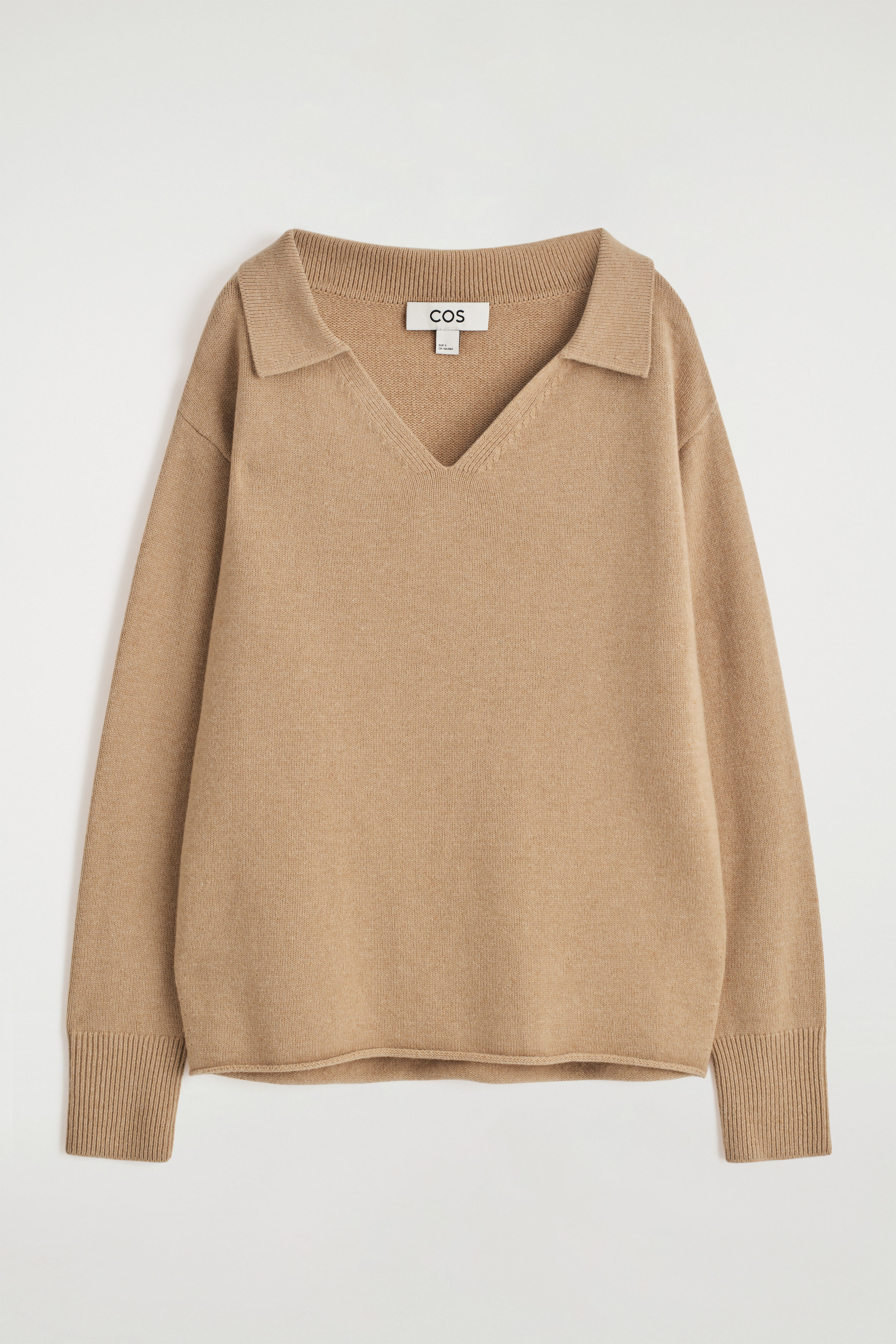 CASHMERE SWEATER - BEIGE / UNDYED | COS