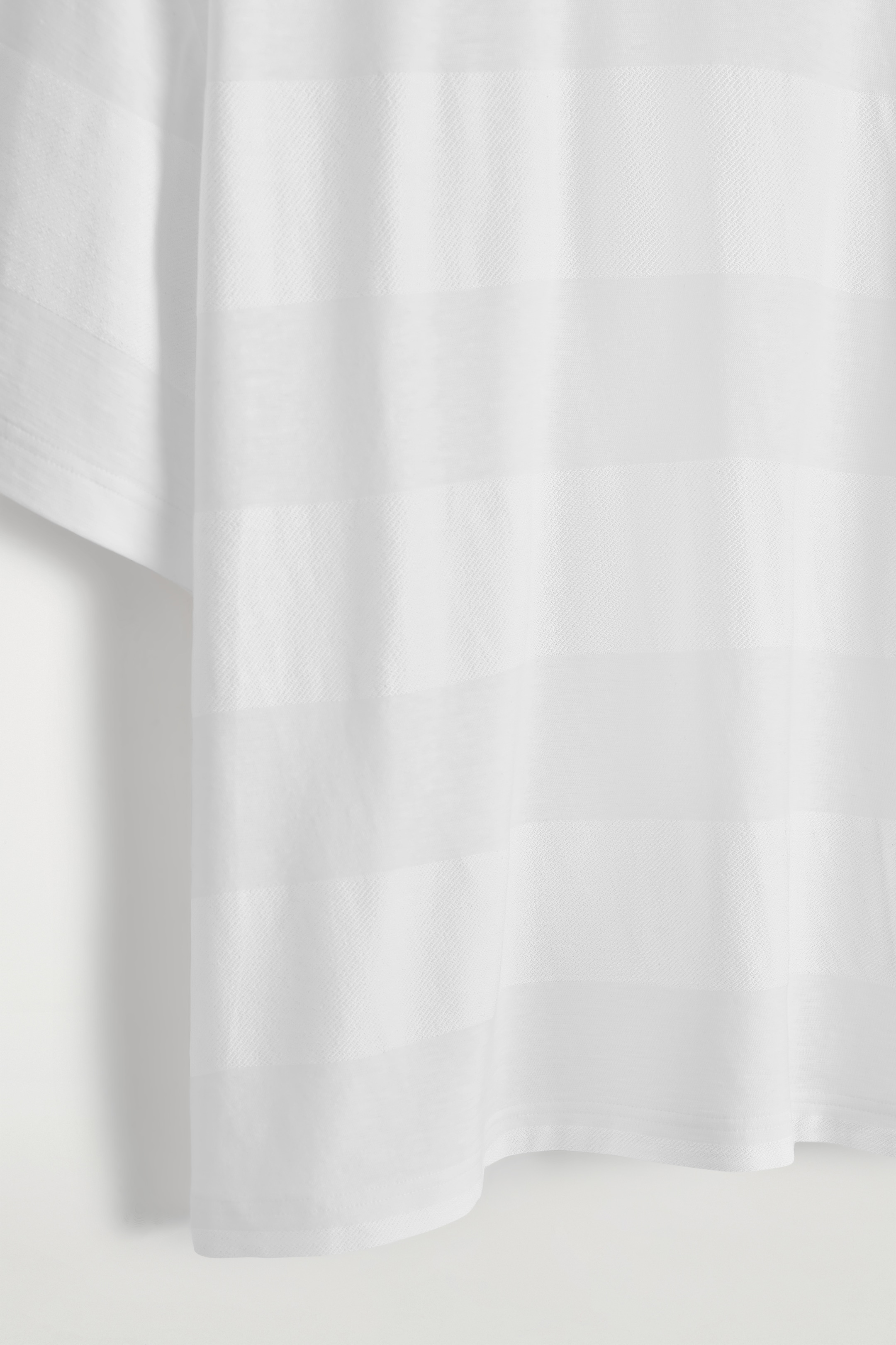 View larger image: OVERSIZED STRIPED LINEN-BLEND T-SHIRT - WHITE - Men | H&M GB 7
