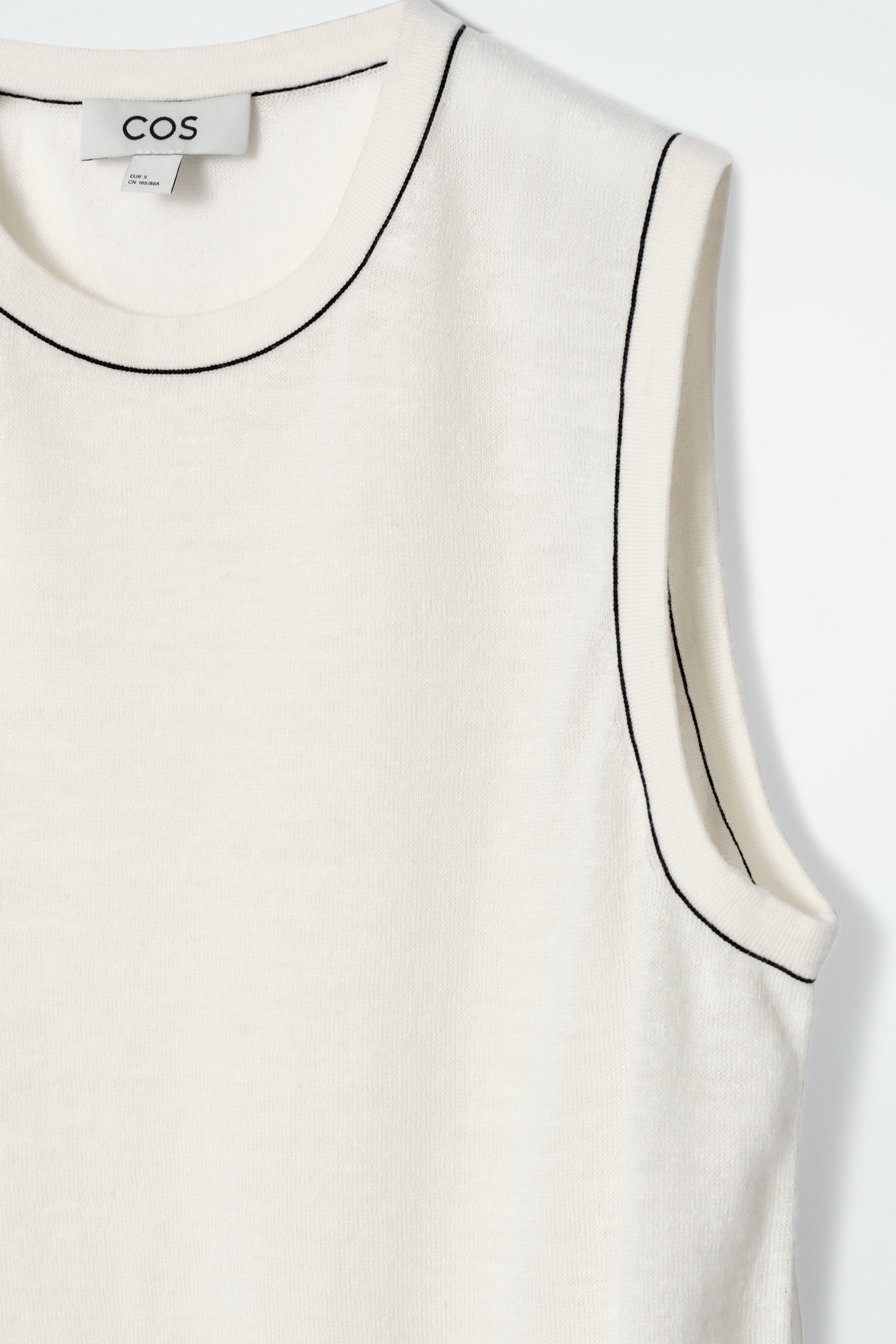 Ver imagen más grande: TOP EN MEZCLA DE LINO Y LANA MERINO - BLANCO ROTO - MUJER | H&M ES 7