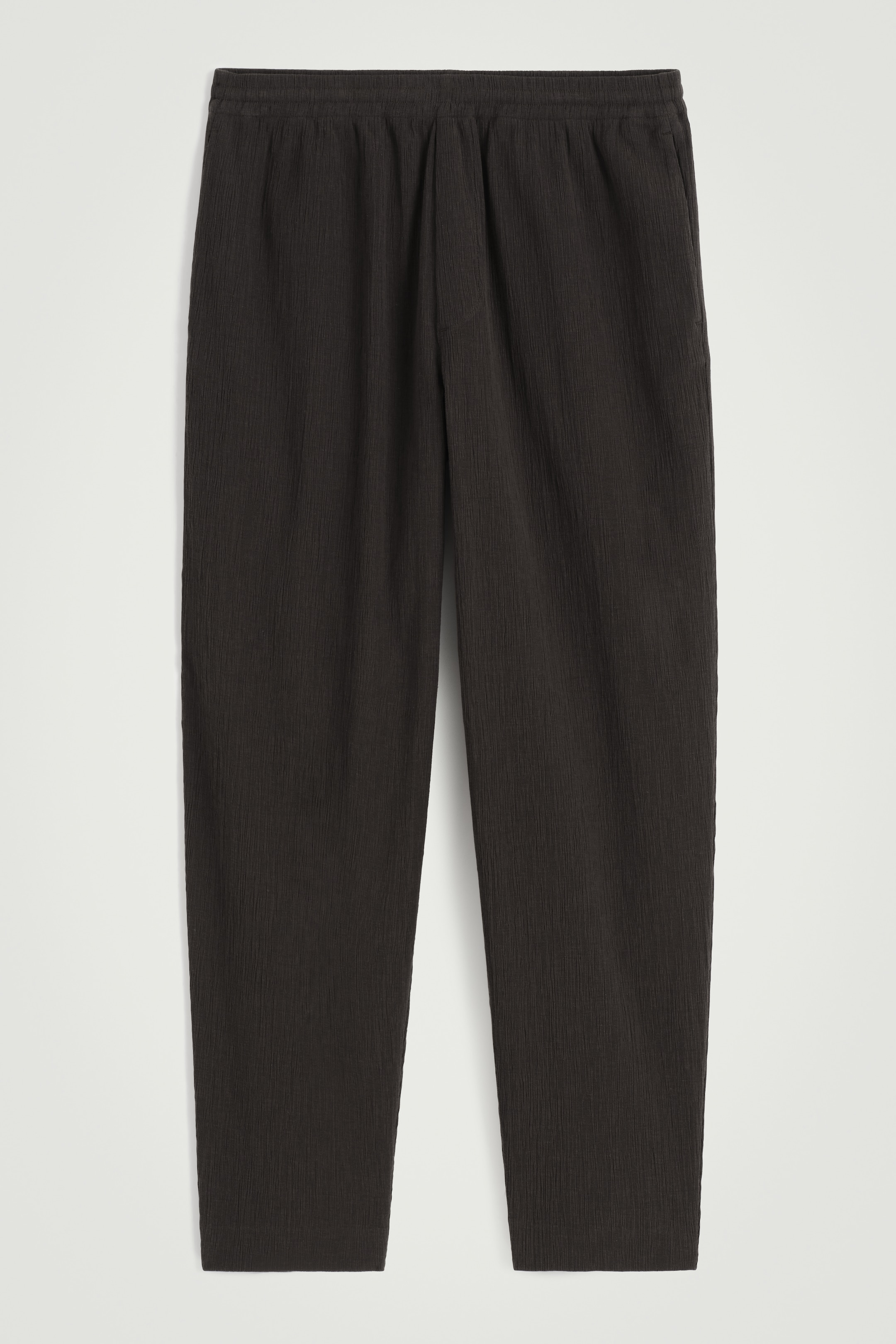 Visualizza immagine più grande: PANTALONI IN COTONE INCRESPATO - MARRONE SCURO - UOMO | H&M IT 7