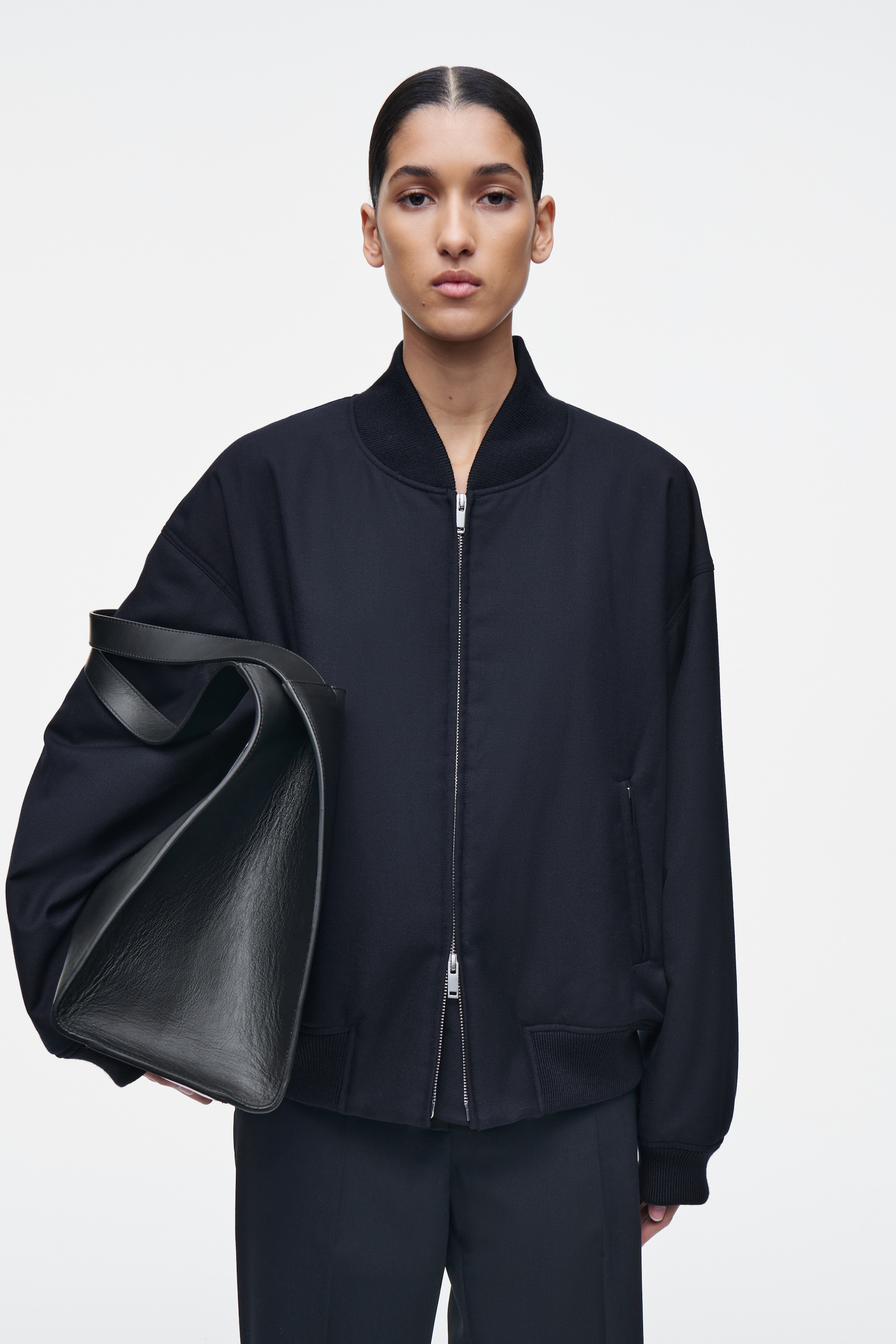 Ingrandisci l'immagine: ALCOVE TOTE BAG - LEATHER - BLACK - DONNA | H&M CH 1