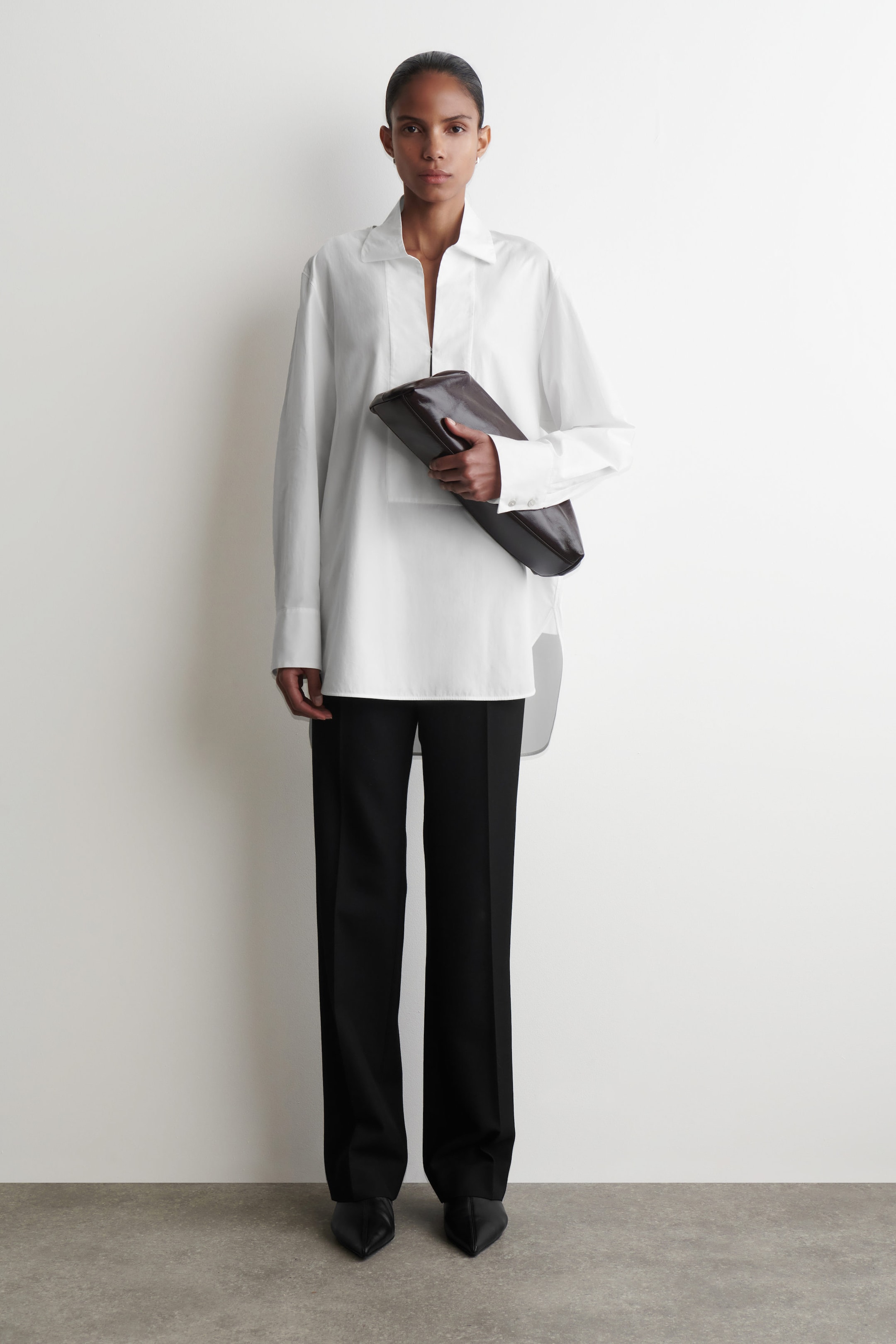 EXAGGERATED COTTON SHIRT