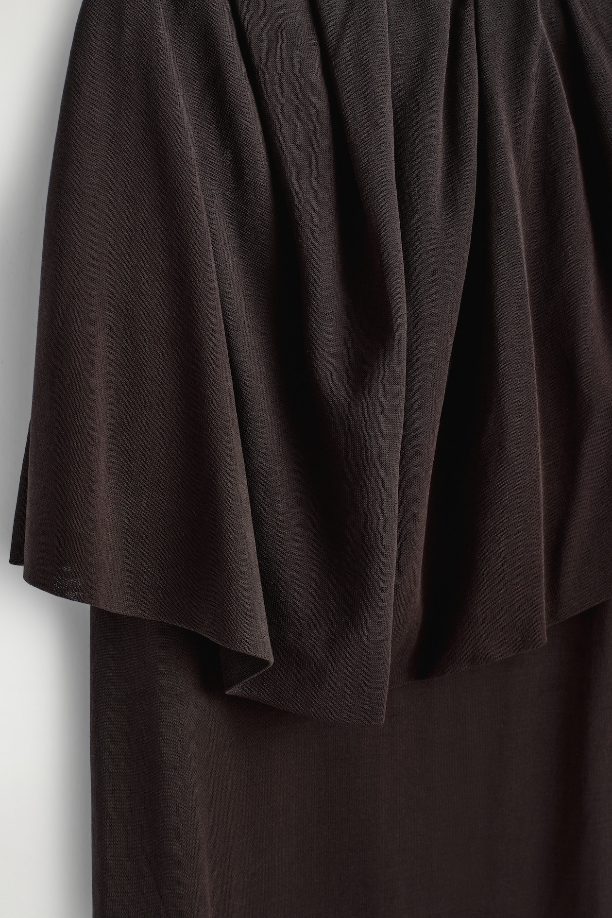 cos layered bandeau midi dress COS Women's Layered Sheer Knit Bandeau Maxi Dress in Brown | Cotton