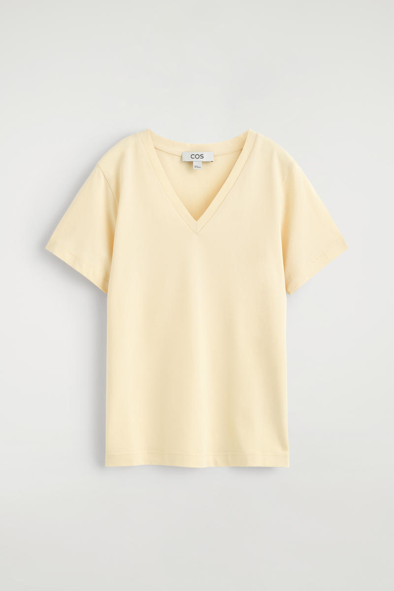 Cotton V-Neck T-Shirt
