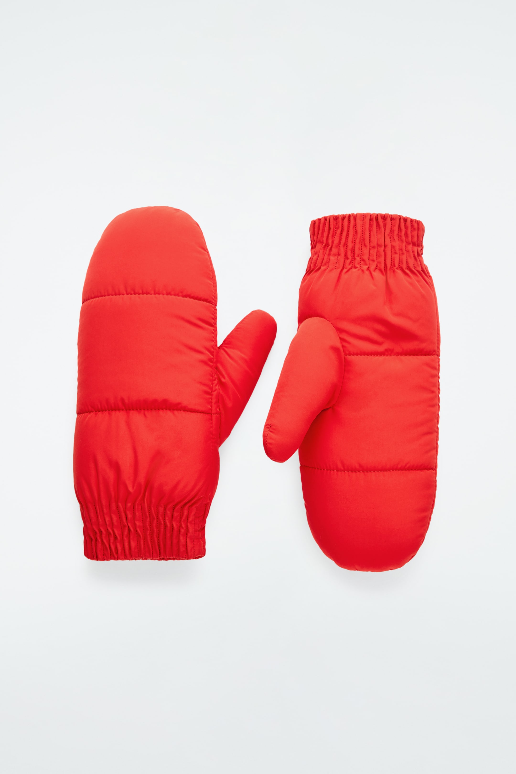 Grösseres Bild ansehen: GEPOLSTERTE FÄUSTLINGE MIT SHEARLING-FUTTER - Rot - DAMEN | H&M CH 2