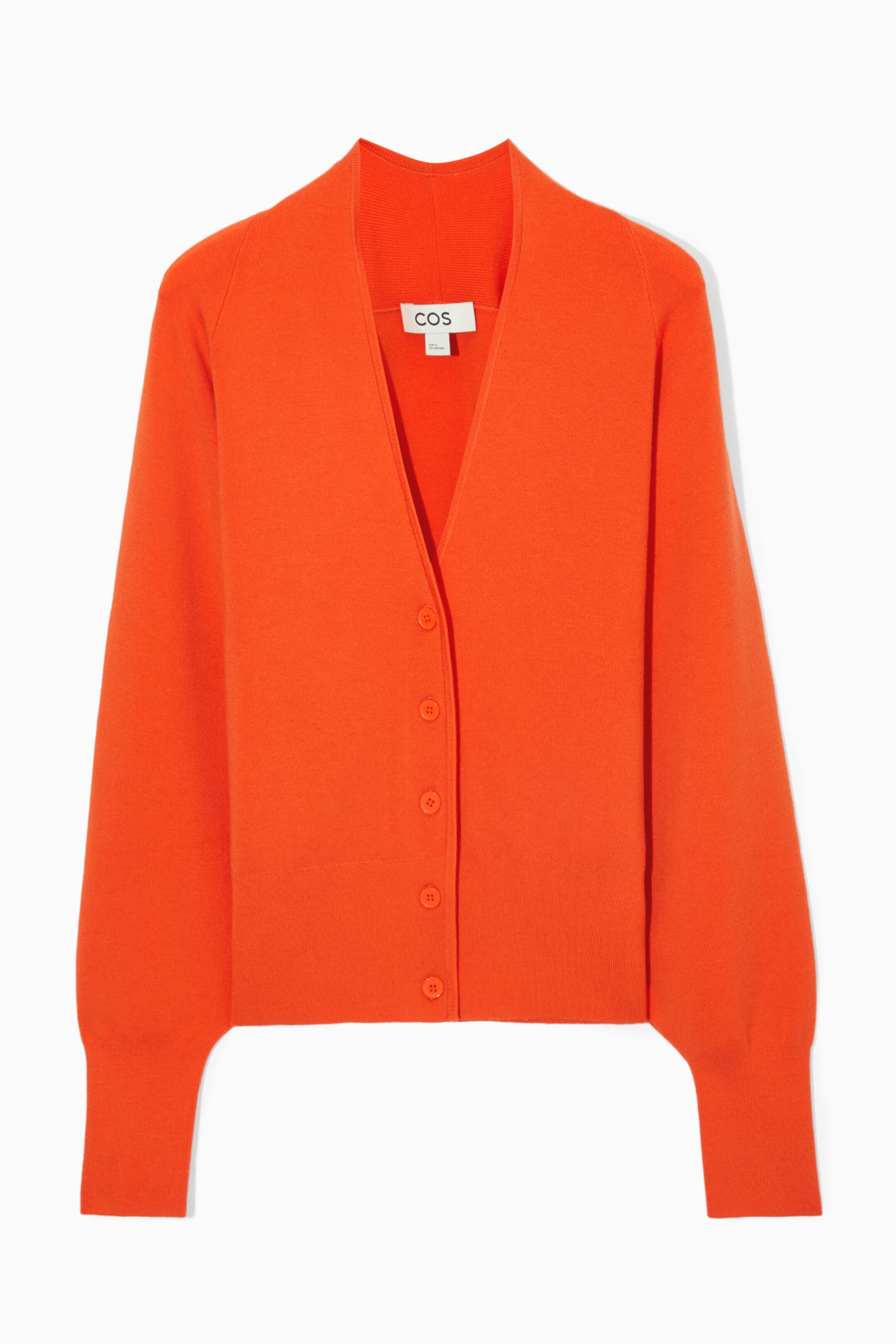 Grösseres Bild ansehen: TAILLIERTE STRICKJACKE MIT V-AUSSCHNITT - Orange - DAMEN | H&M CH 1