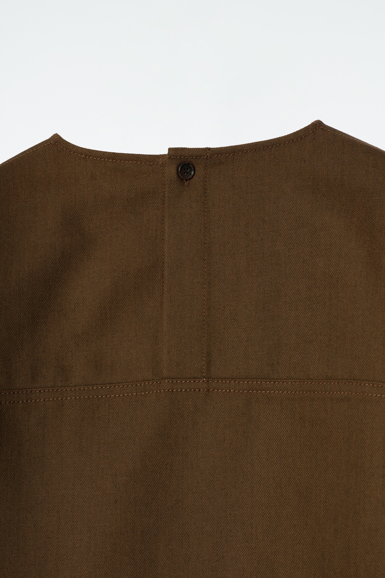 HAUT OVERSIZE EN DENIM - BRUN - 9