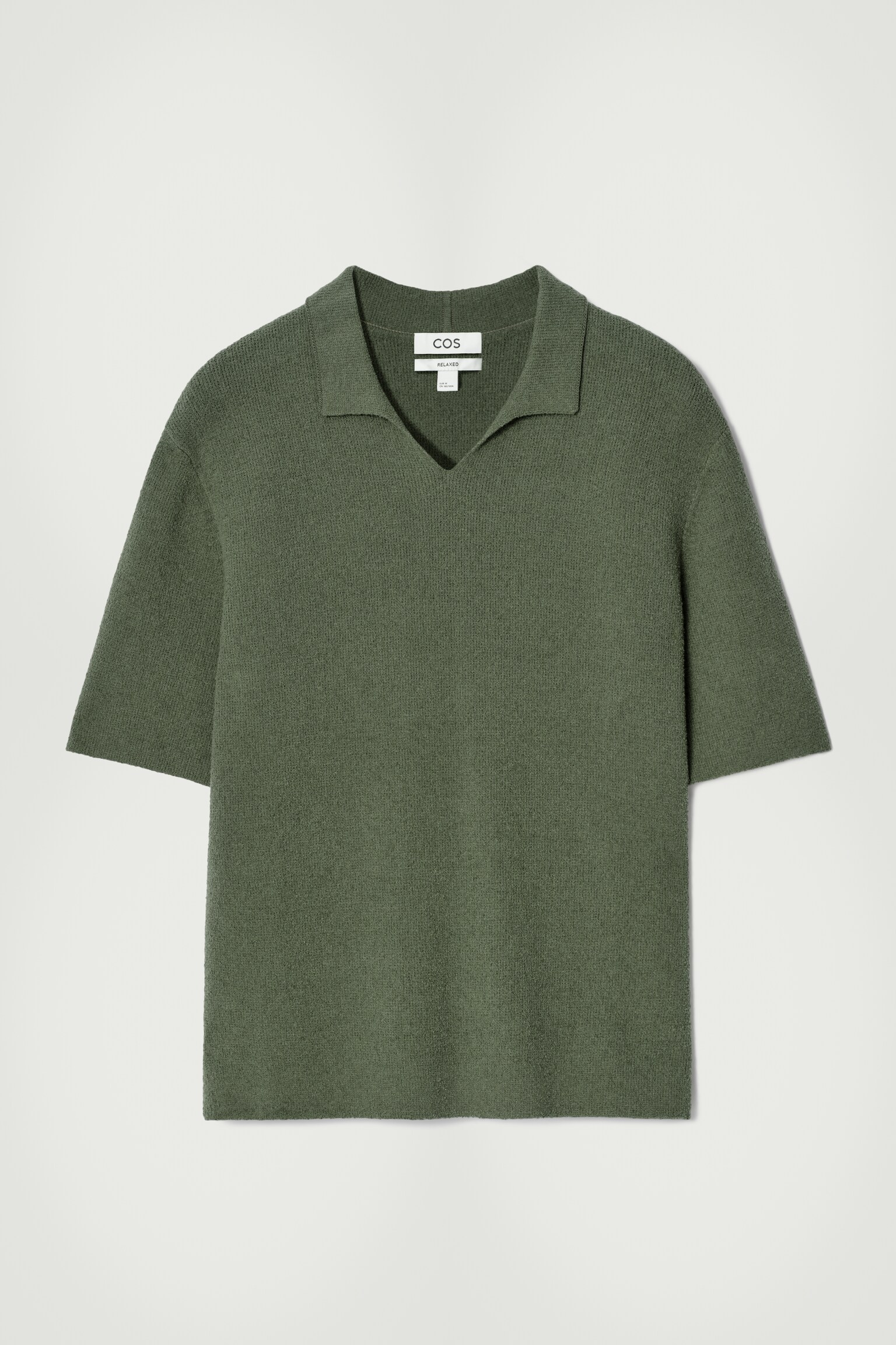 POLO DE PUNTO BOUCLÉ CON CUELLO ABIERTO - VERDE/AZUL MARINO - 2