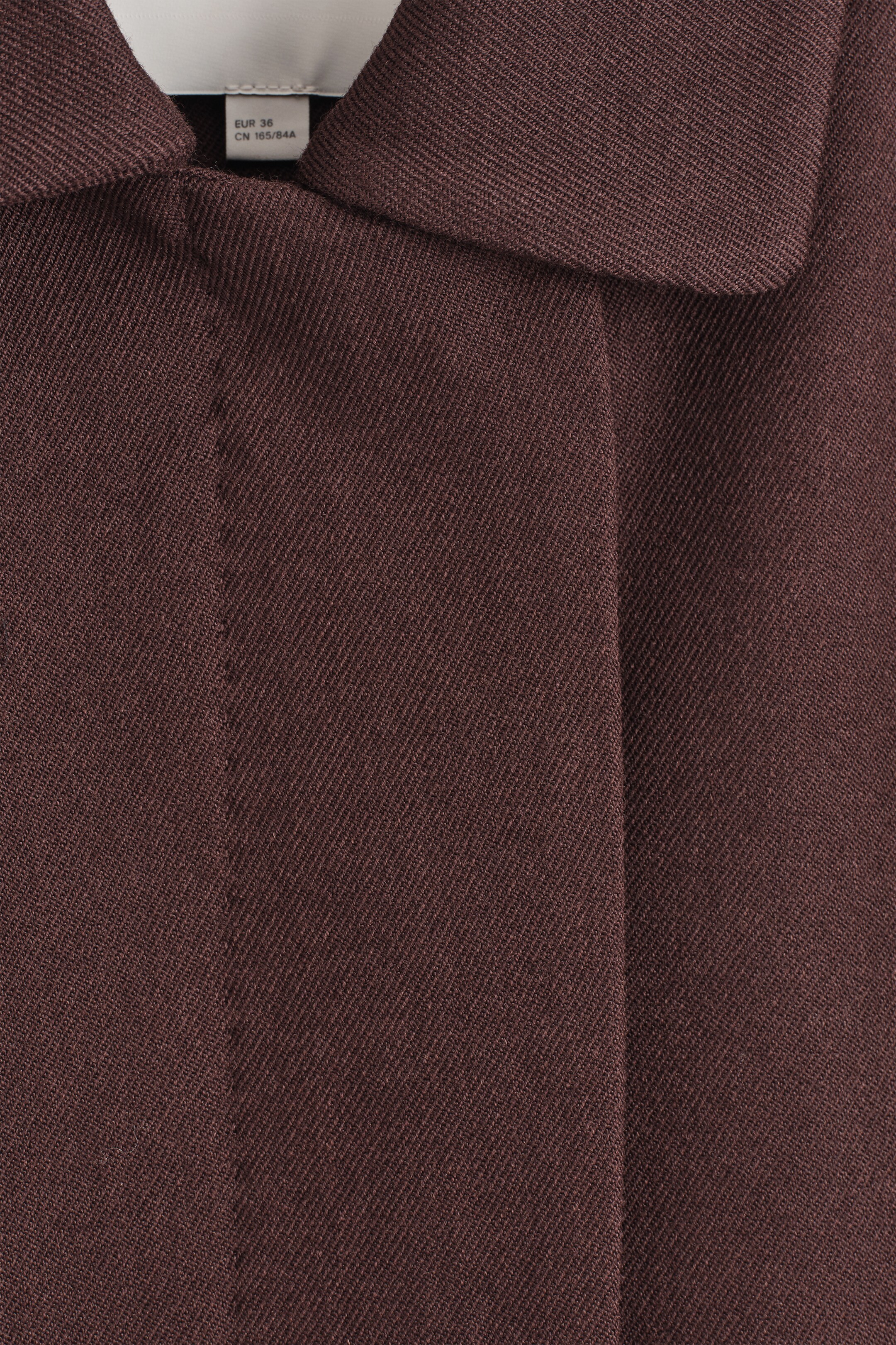 Agrandir l'image: VESTE DE TAILLEUR EN LAINE MÉLANGÉE - BRUN FONCÉ - FEMME | H&M BE 7