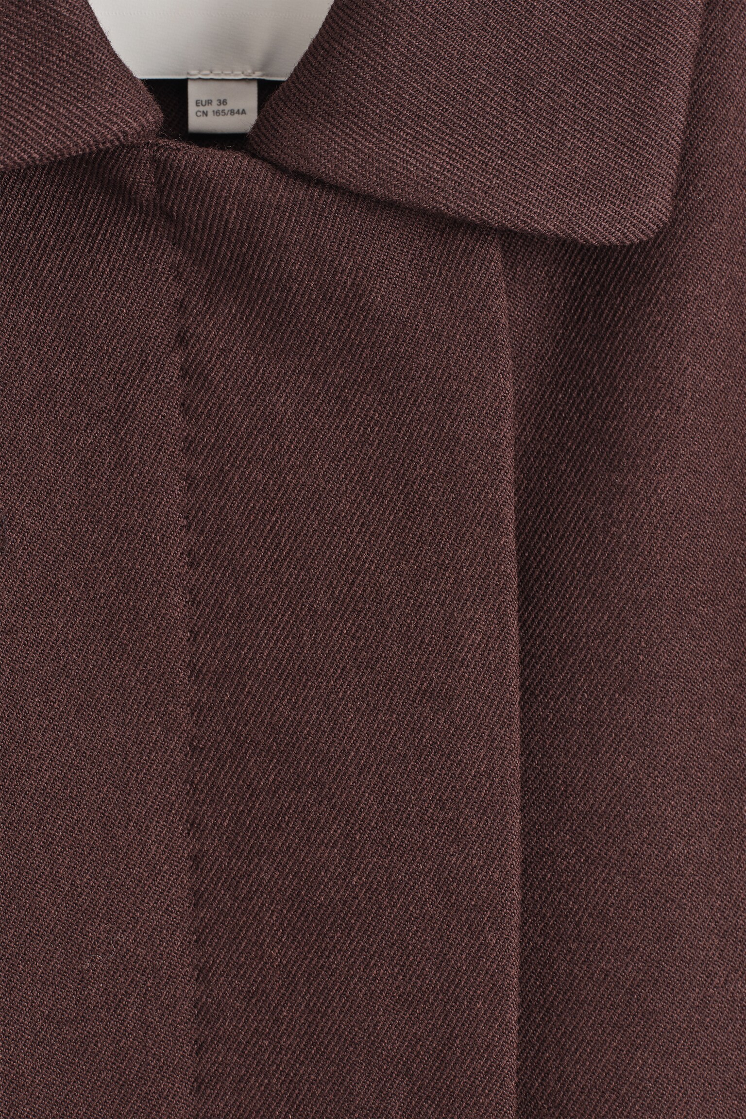 CHAQUETA FORMAL EN MEZCLA DE LANA - MARRÓN OSCURO/NEGRO - 7