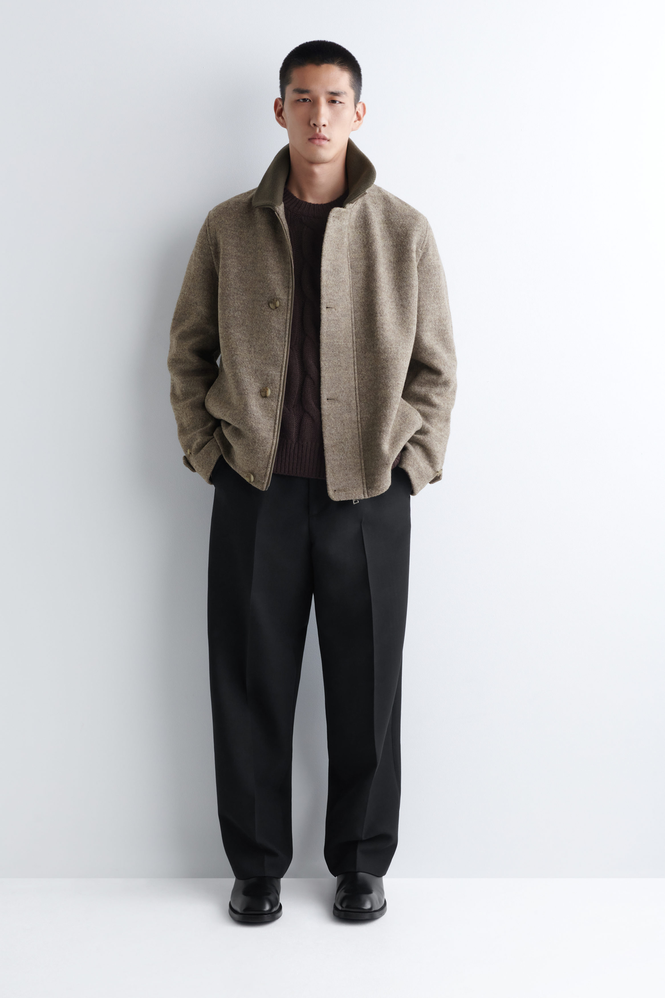 桃*ン様 Jieda WOOL RIB JACKET size2 桃*ン様 Jieda WOOL RIB JACKET size2 桃*ン様 Jieda WOOL RIB