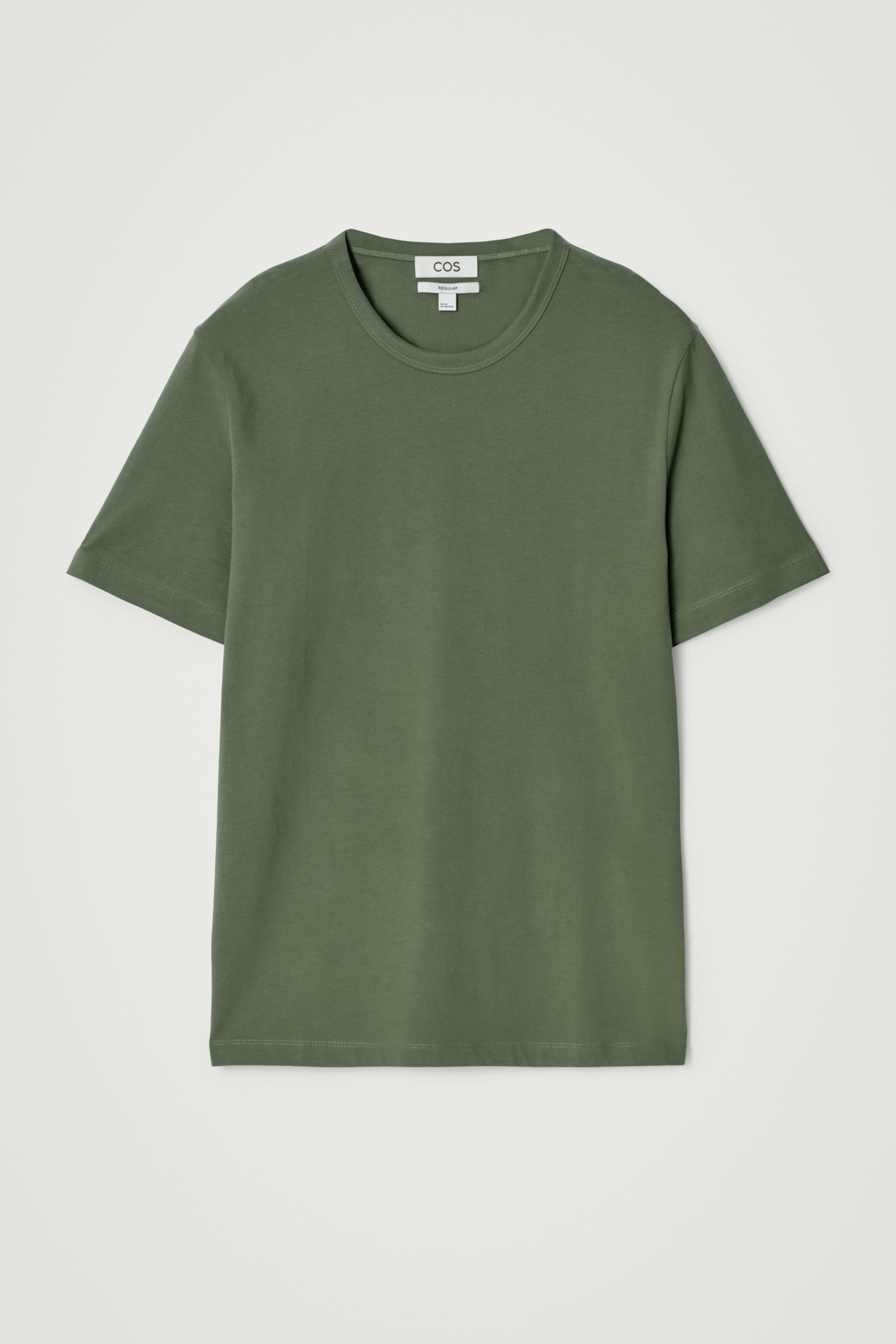 Zobraziť väčší obrázok: TRIČKO Z ČESANEJ BAVLNY REGULAR - KHAKI - MUŽI | H&M SK 5