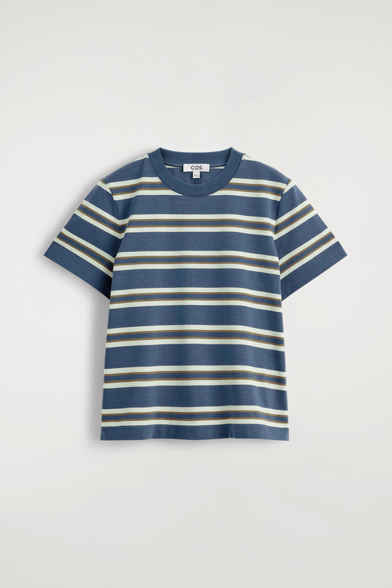 Cos T-shirt Dalle Linee Pulite In Bianco
