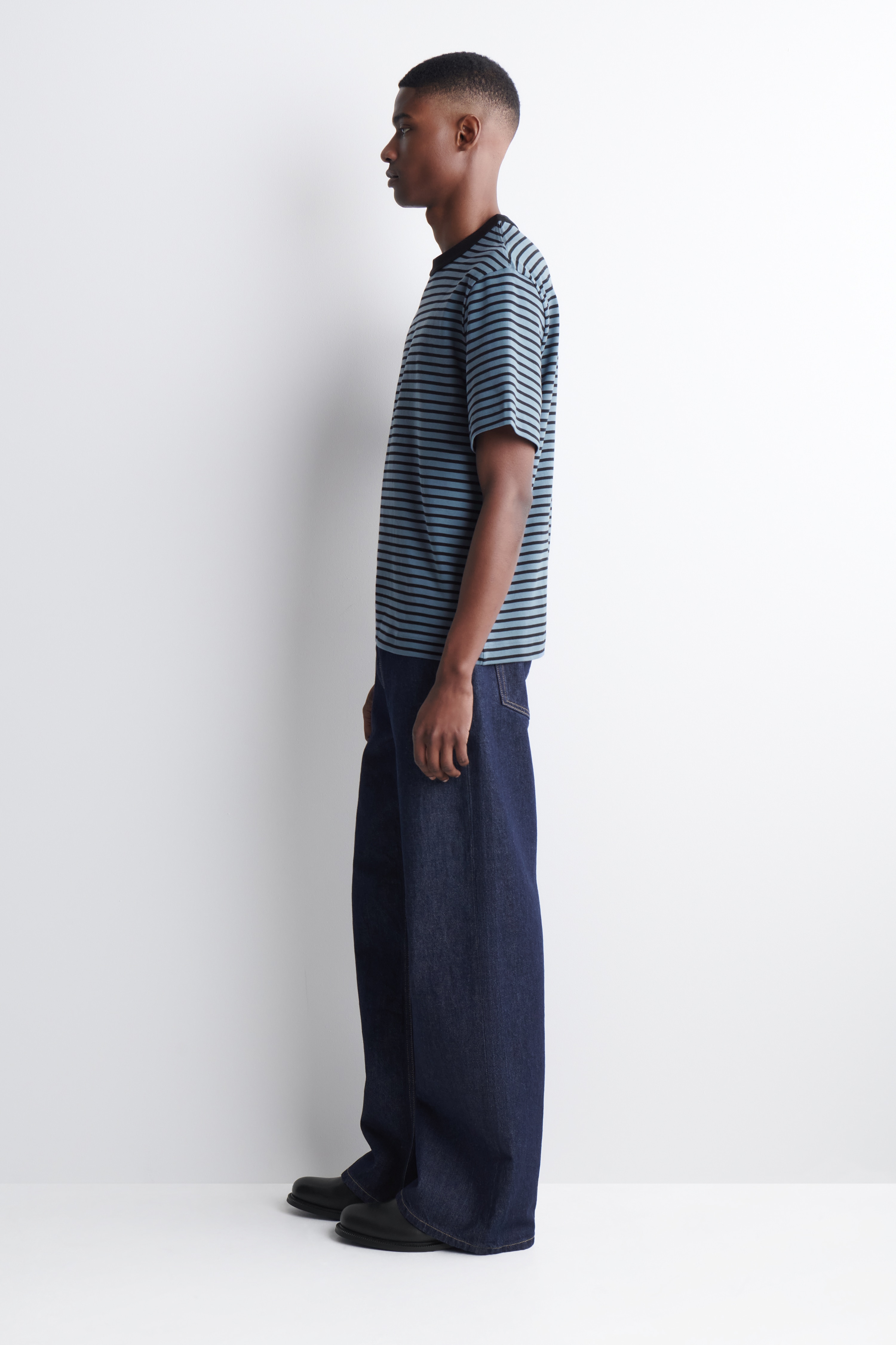 INTERLOCK COTTON CREW-NECK T-SHIRT