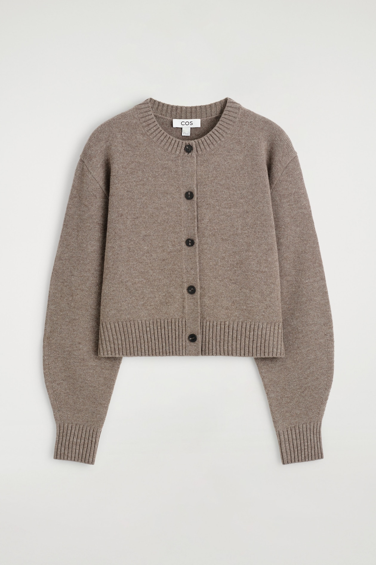 MERINO WOOL SWEATER — BEIGE MÉLANGE