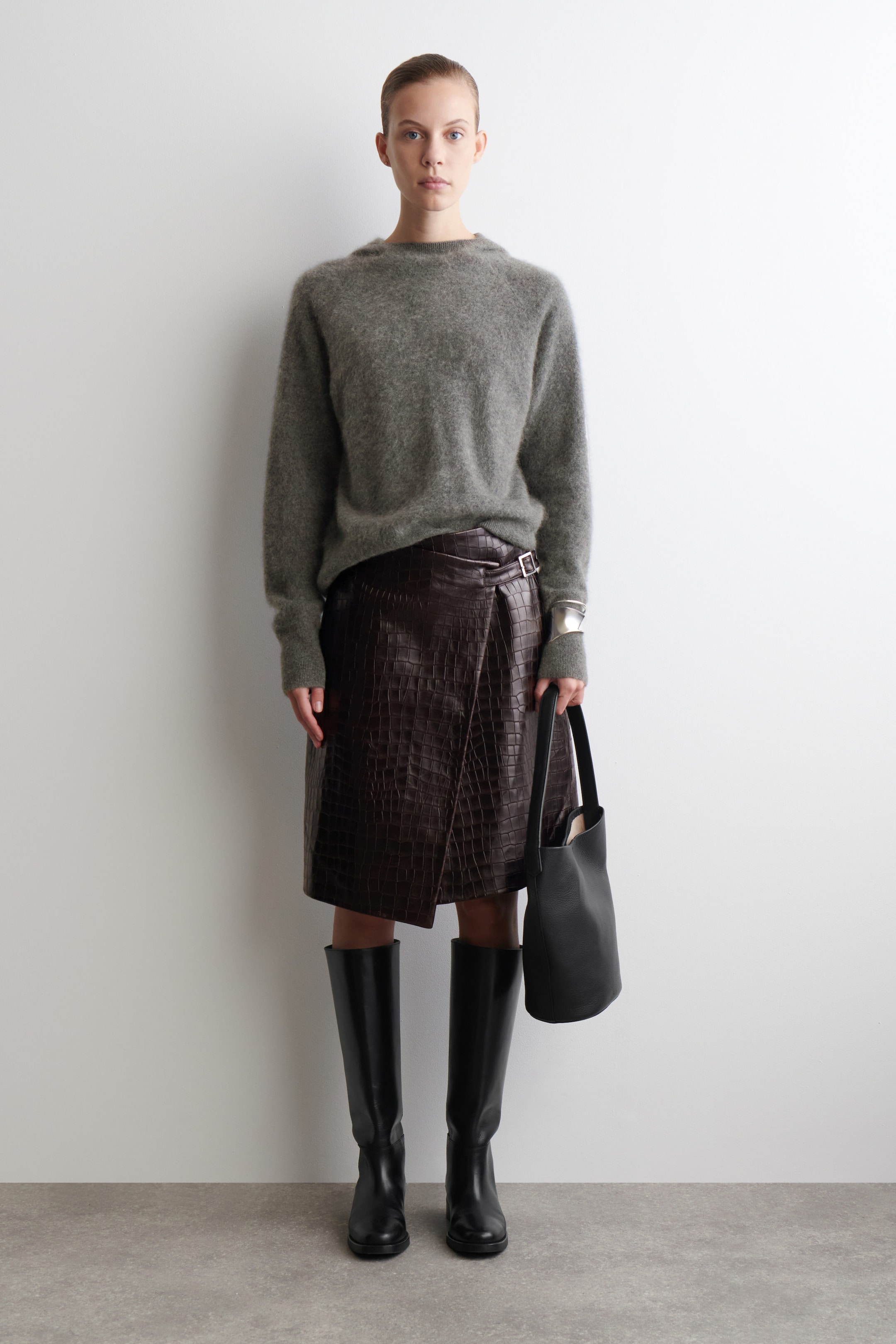 TEXTURED PURE CASHMERE HOODIE