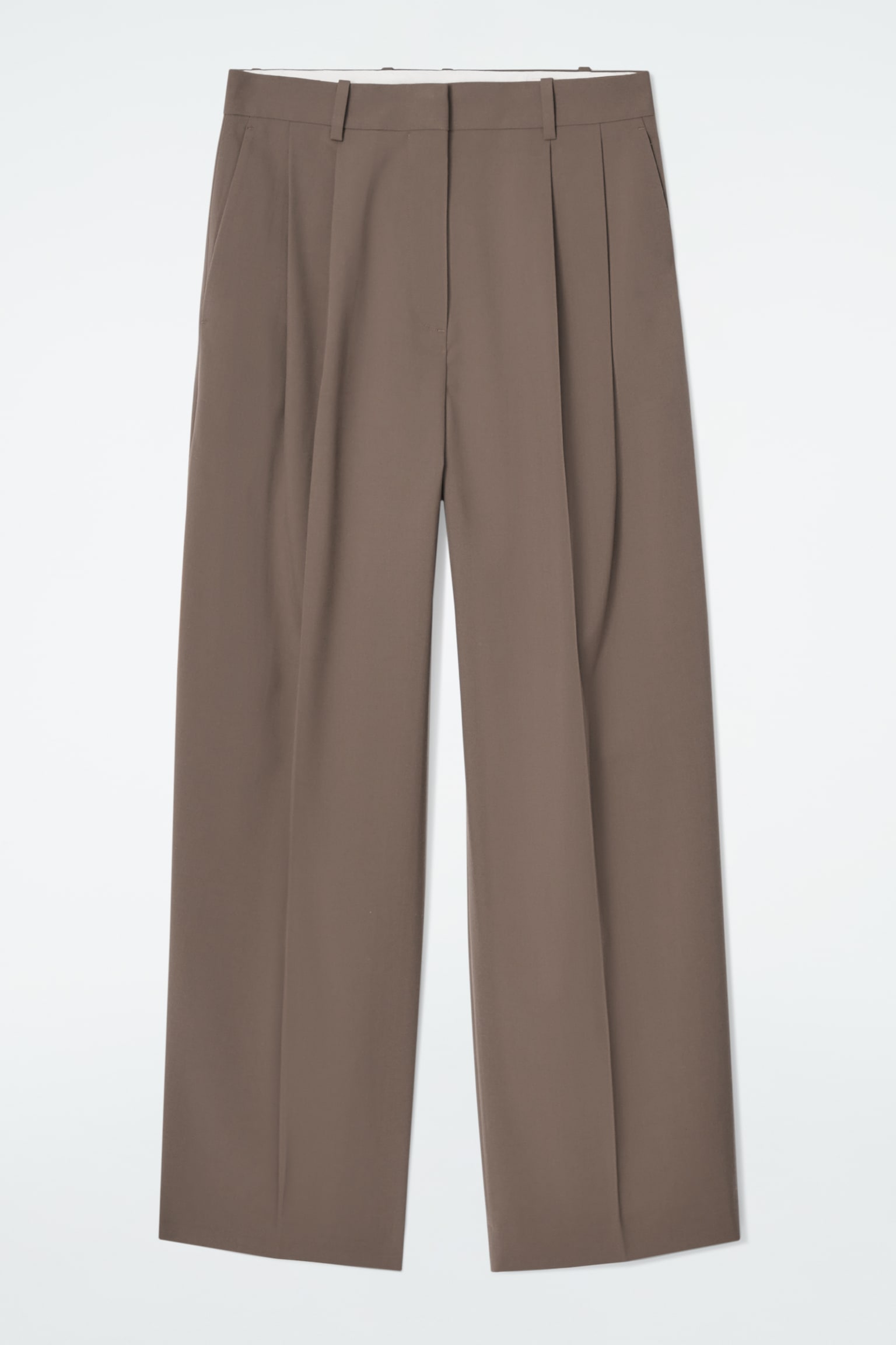 LOCKERE HOSE AUS TWILL MIT WEITEM BEIN - BRAUN/SCHWARZ/Blau/GRAU