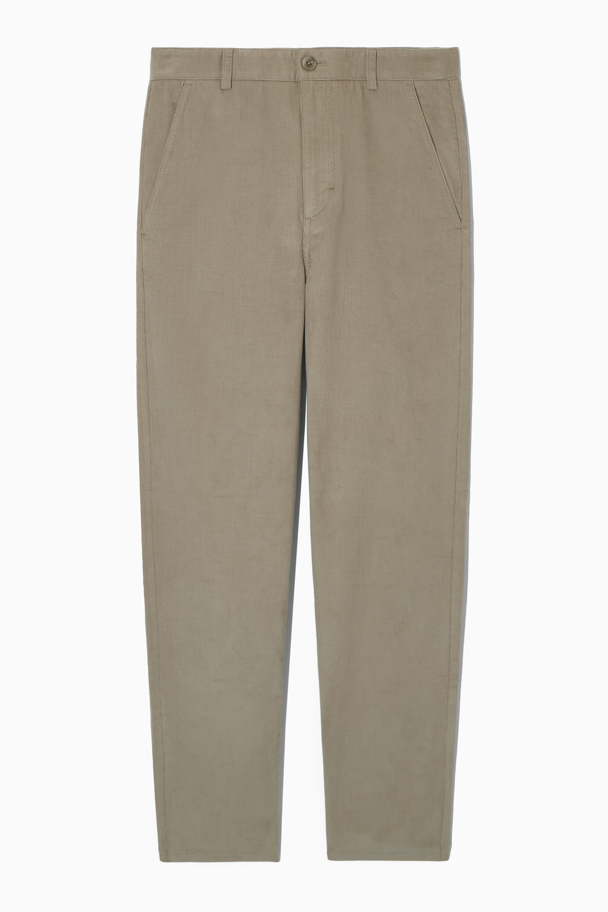 STRAIGHTLEG CORDUROY CHINOS - BEIGE | COS