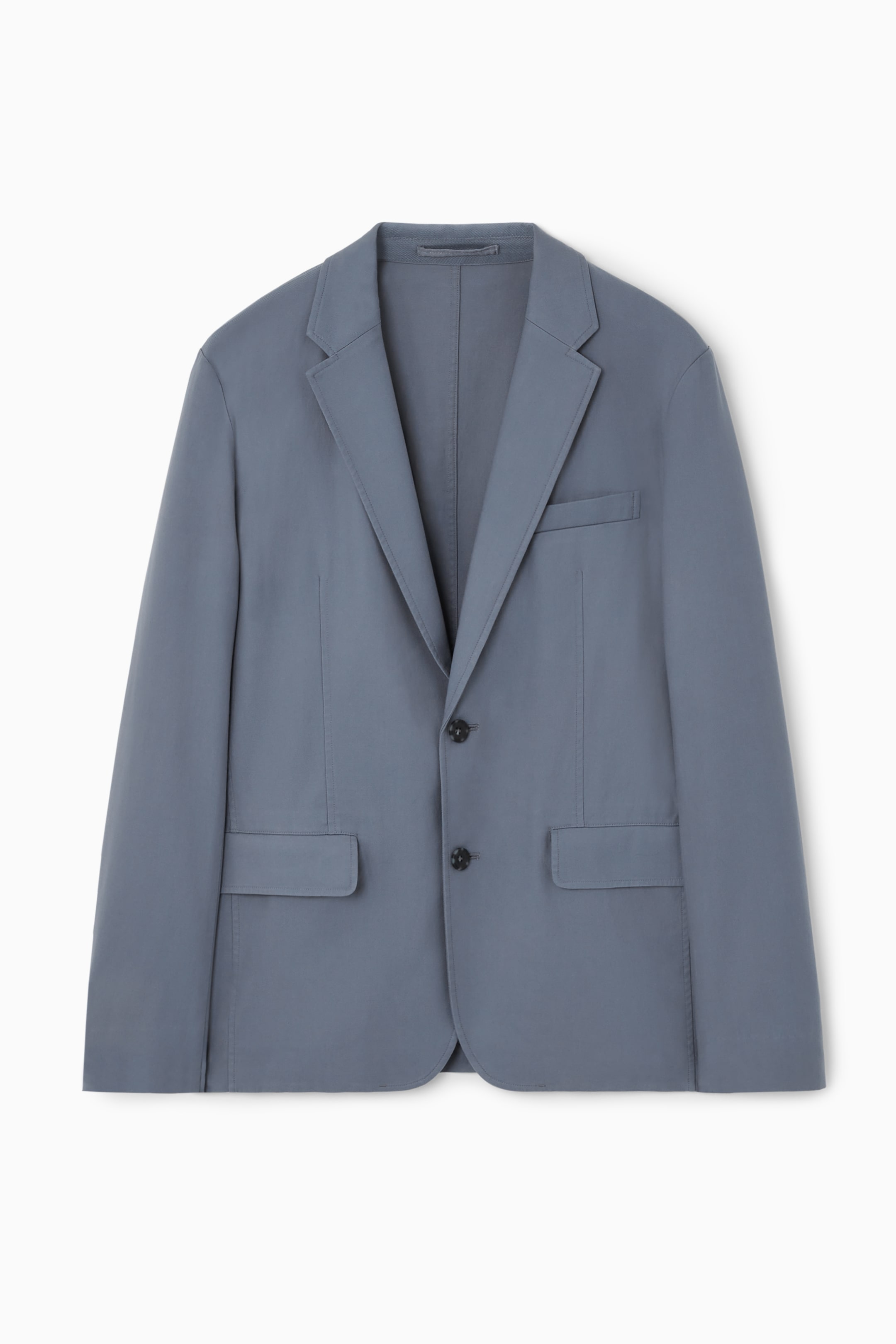 Näytä suurempi kuva: REGULAR UNSTRUCTURED BLAZER - BLUE - MIEHET | H&M FI 1