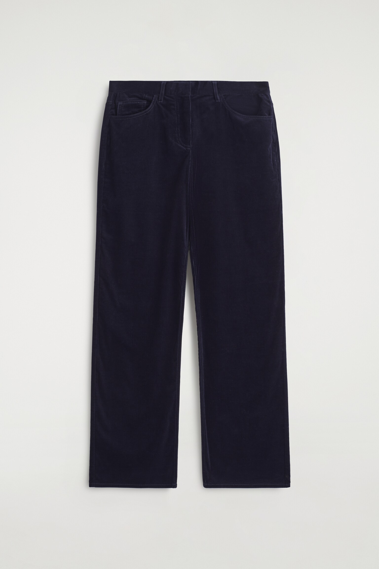 CORDHOSE MIT GERADEM BEIN - NAVYBLAU - 2