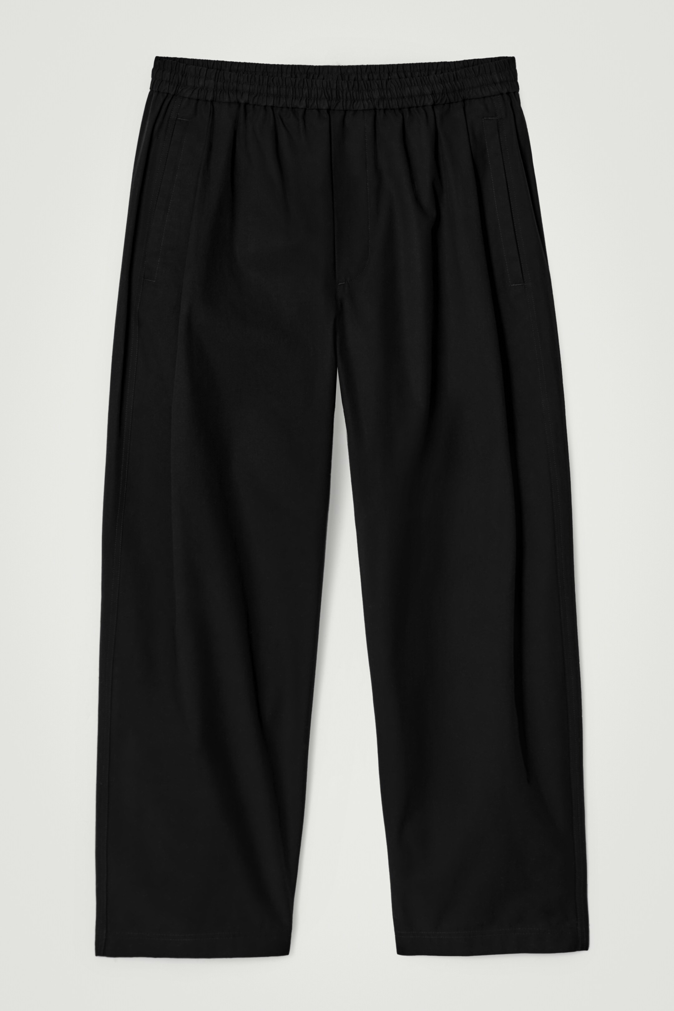 Visualizza immagine più grande: PANTALONI CROPPED ELASTICIZZATI A GAMBA LARGA - NERO - UOMO | H&M IT 5