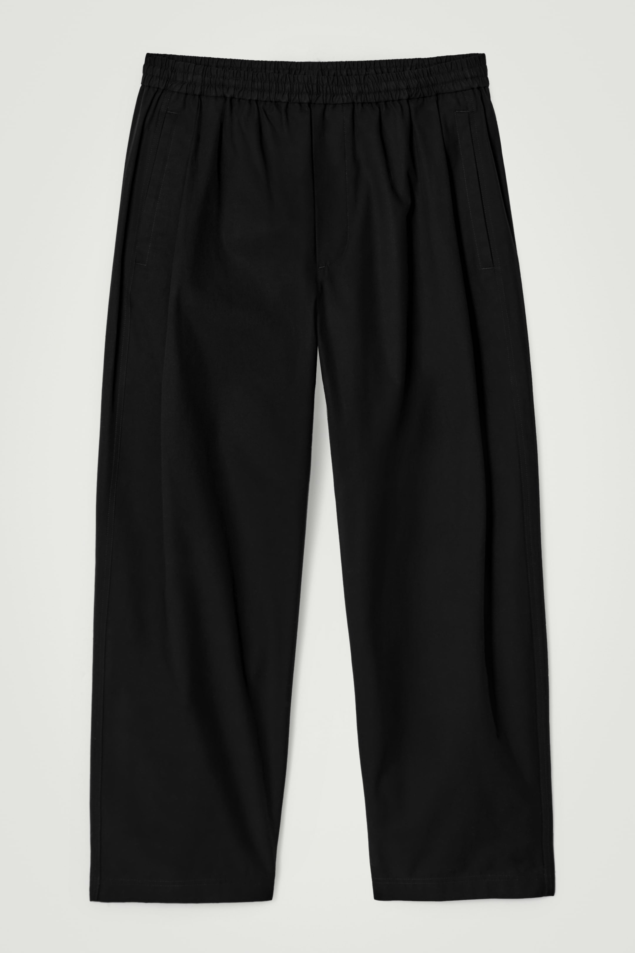 Visualizza immagine più grande: PANTALONI CROPPED ELASTICIZZATI A GAMBA LARGA - NERO - UOMO | H&M IT 6