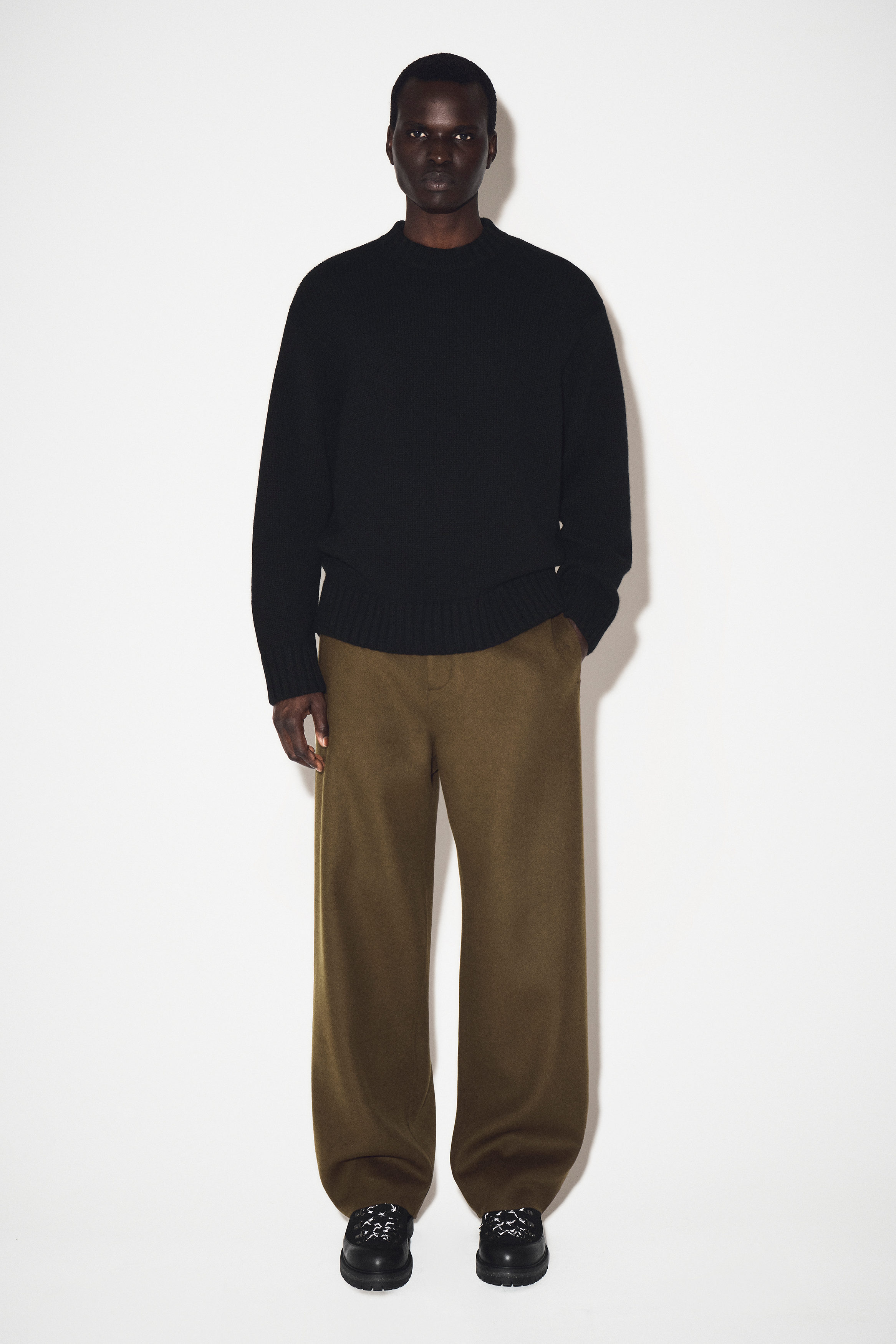 トップス NKNIT silk cotton crew neck KNIT BLACK 2 KNIT_COTTON_CREWNECK_NAVY_02_U