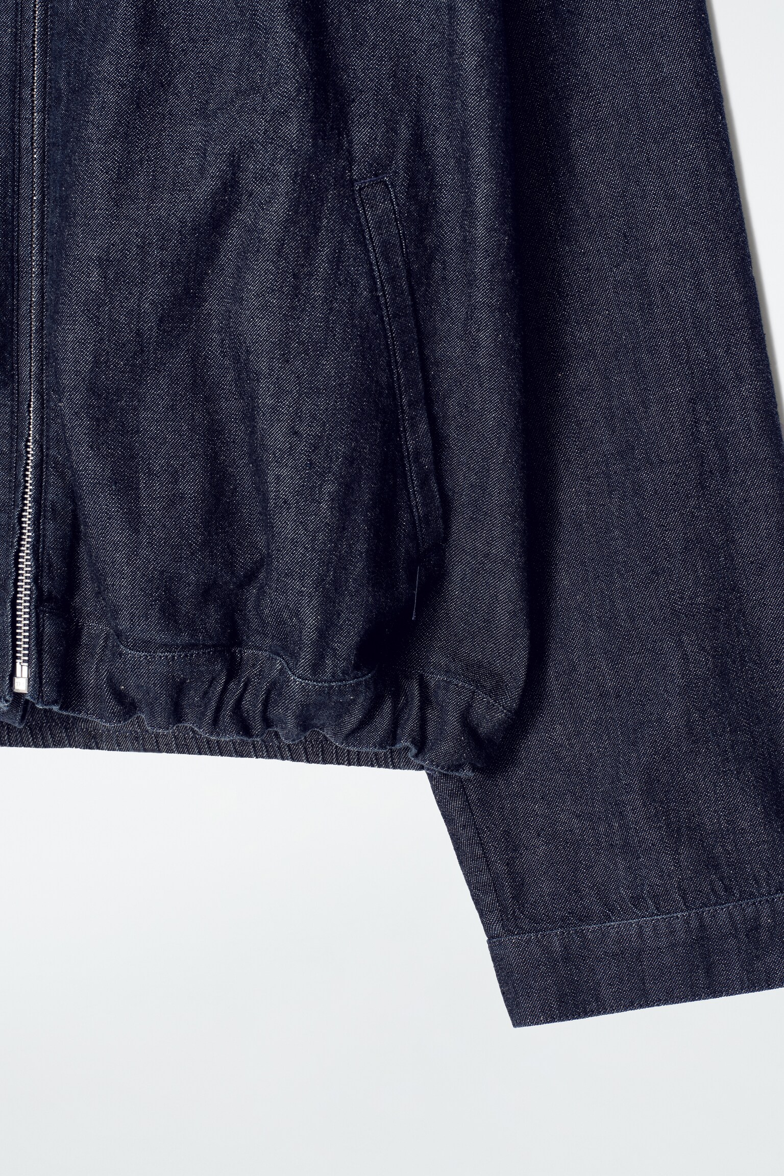 OVERSIZED-BOMBERJACKE AUS DENIM - INDIGOBLAU - 8