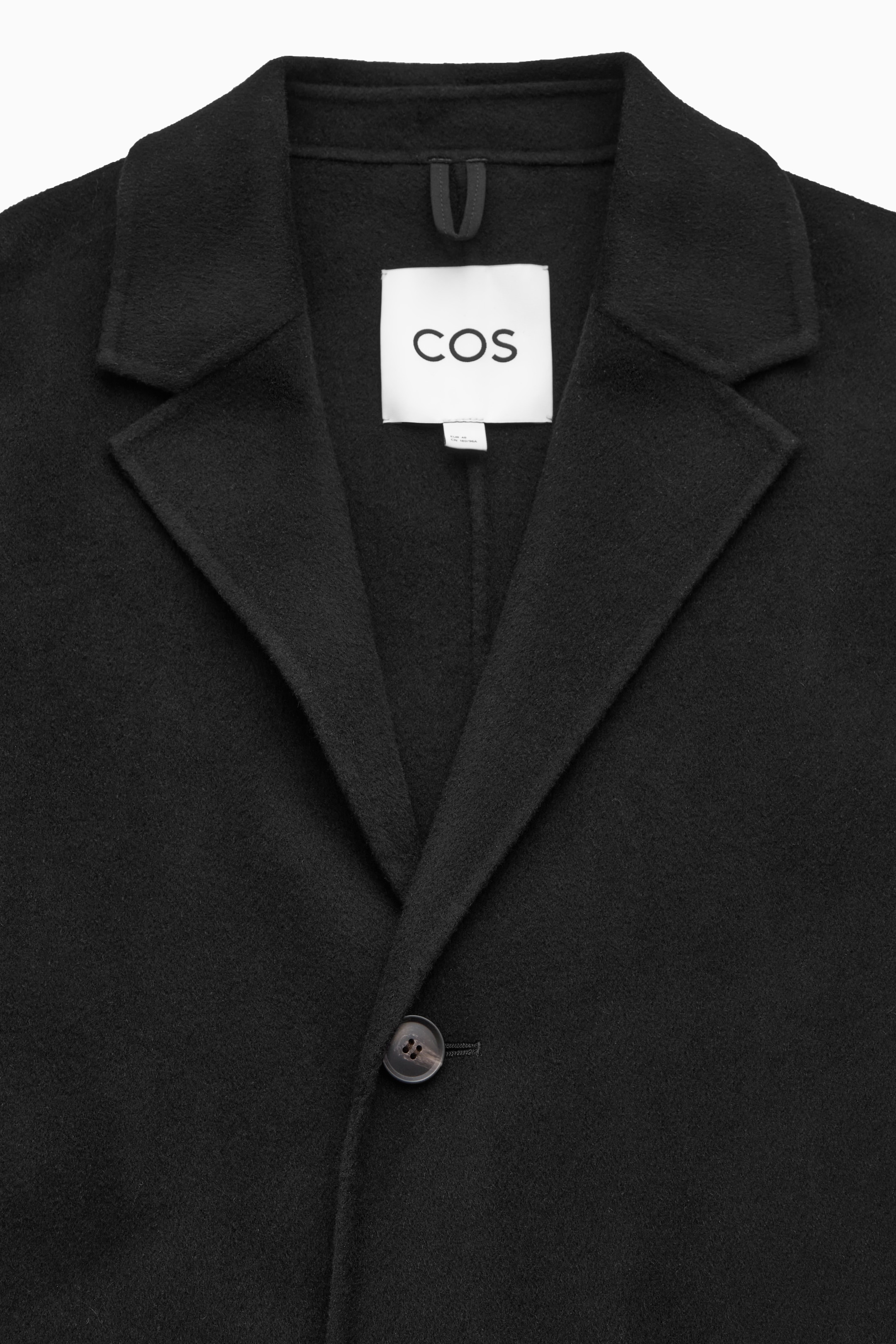 Grösseres Bild ansehen: LOCKERER DOUBLEFACE-WOLLMANTEL - SCHWARZ - HERREN | H&M CH 2