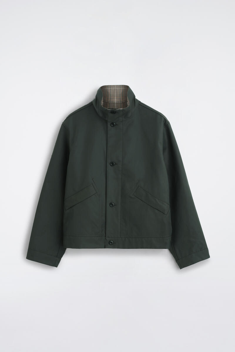 Reversible Funnel-Neck Jacket