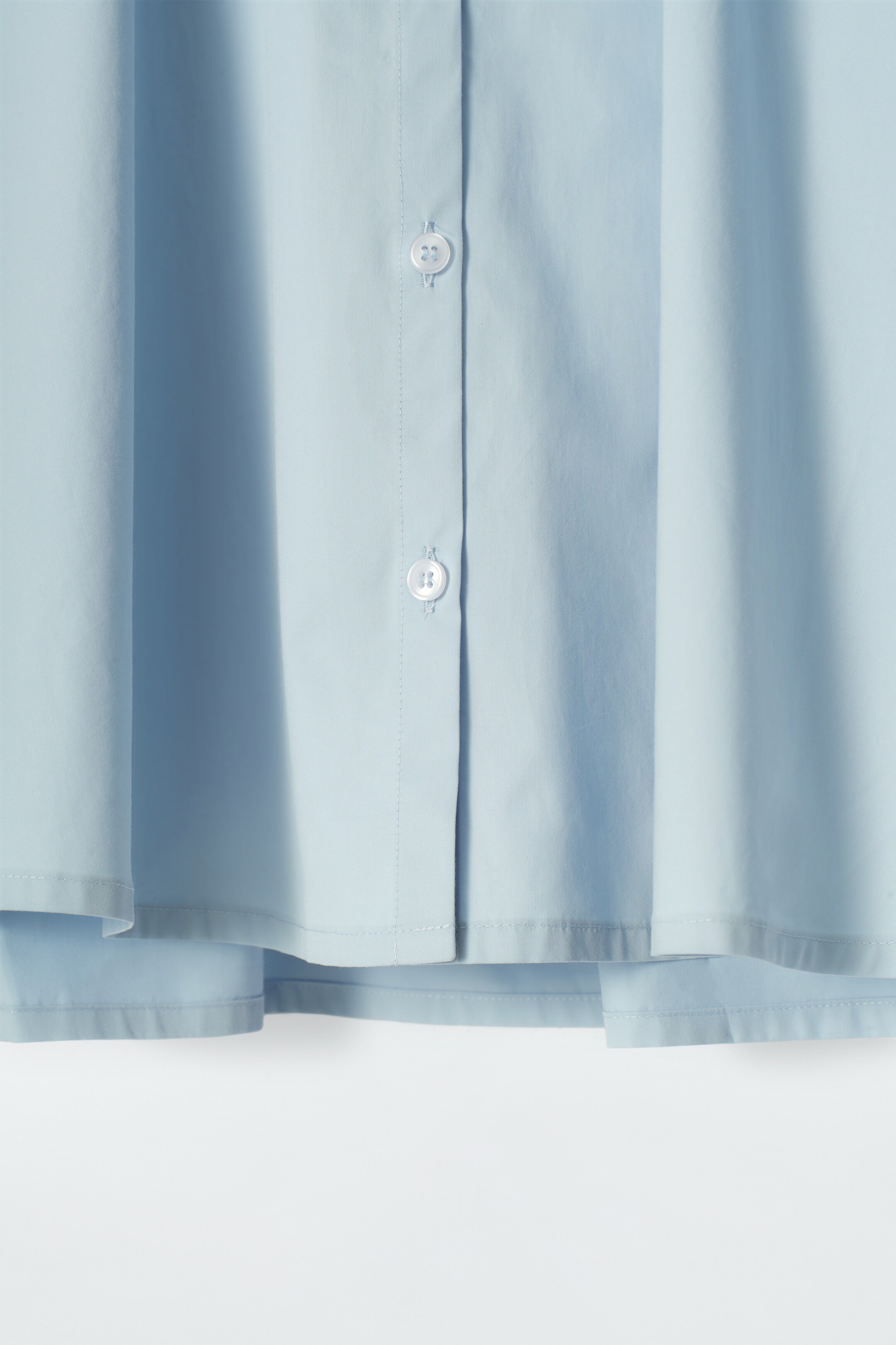 Agrandir l'image: CHEMISE DÉCONTRACTÉE ÉVASÉE EN COTON - BLEU CIEL - FEMME | H&M FR 8