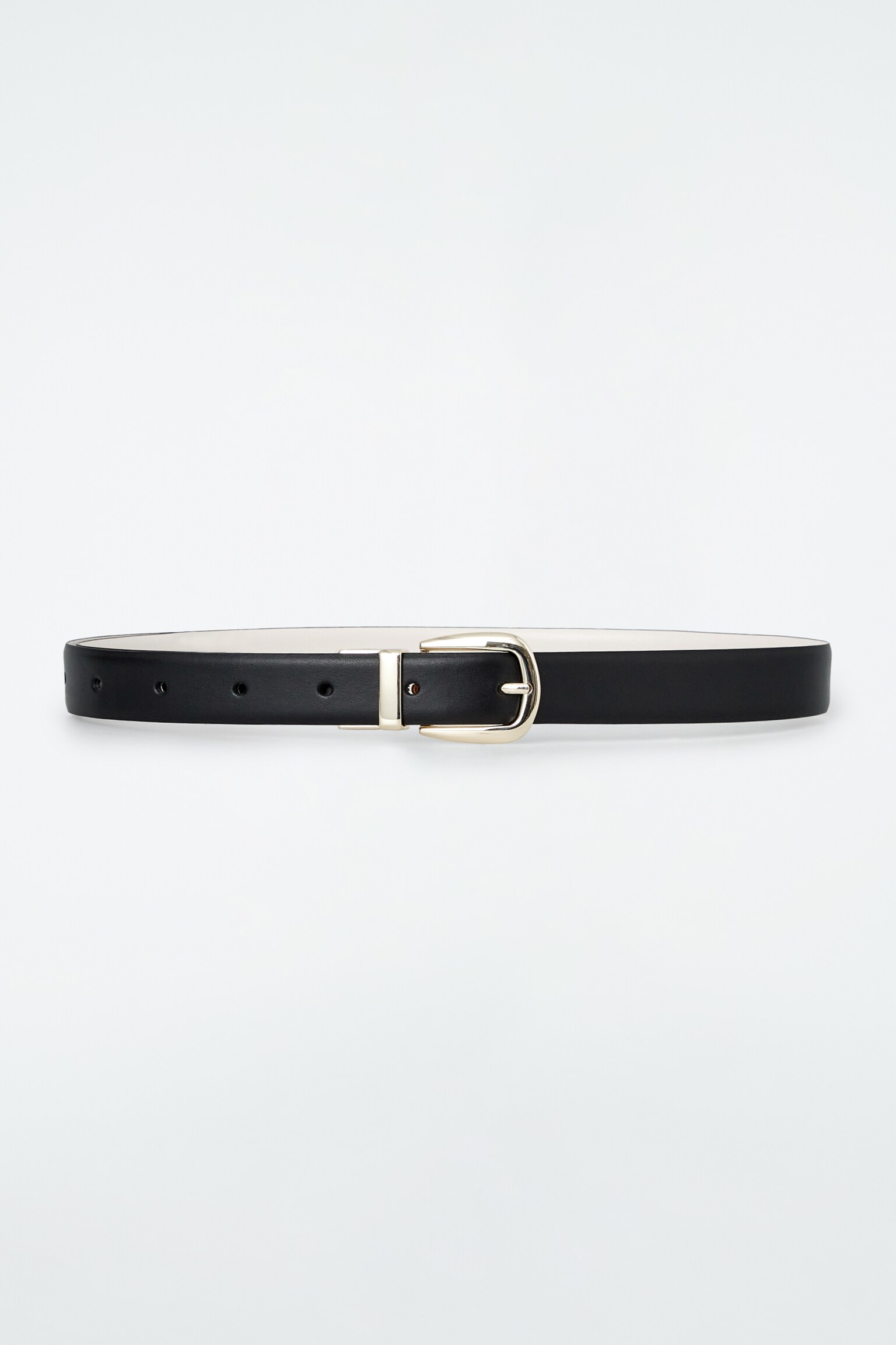 CEINTURE RÉVERSIBLE EN CUIR - NOIR / ÉCRU/MARRON / BORDEAUX - 2