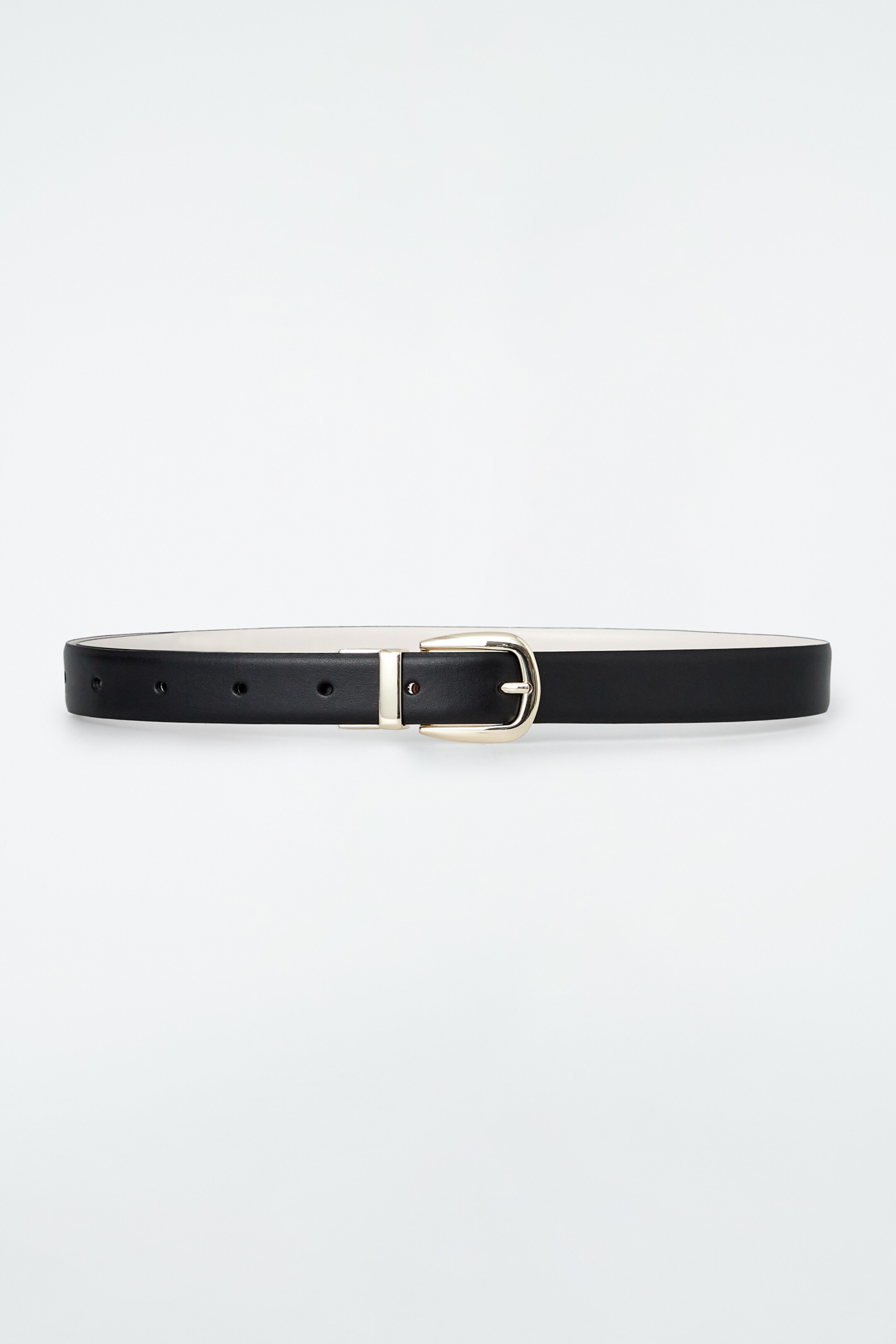 Visualizza immagine più grande: CINTURA IN PELLE DOUBLE FACE - NERO / ÉCRU - DONNA | H&M IT 3