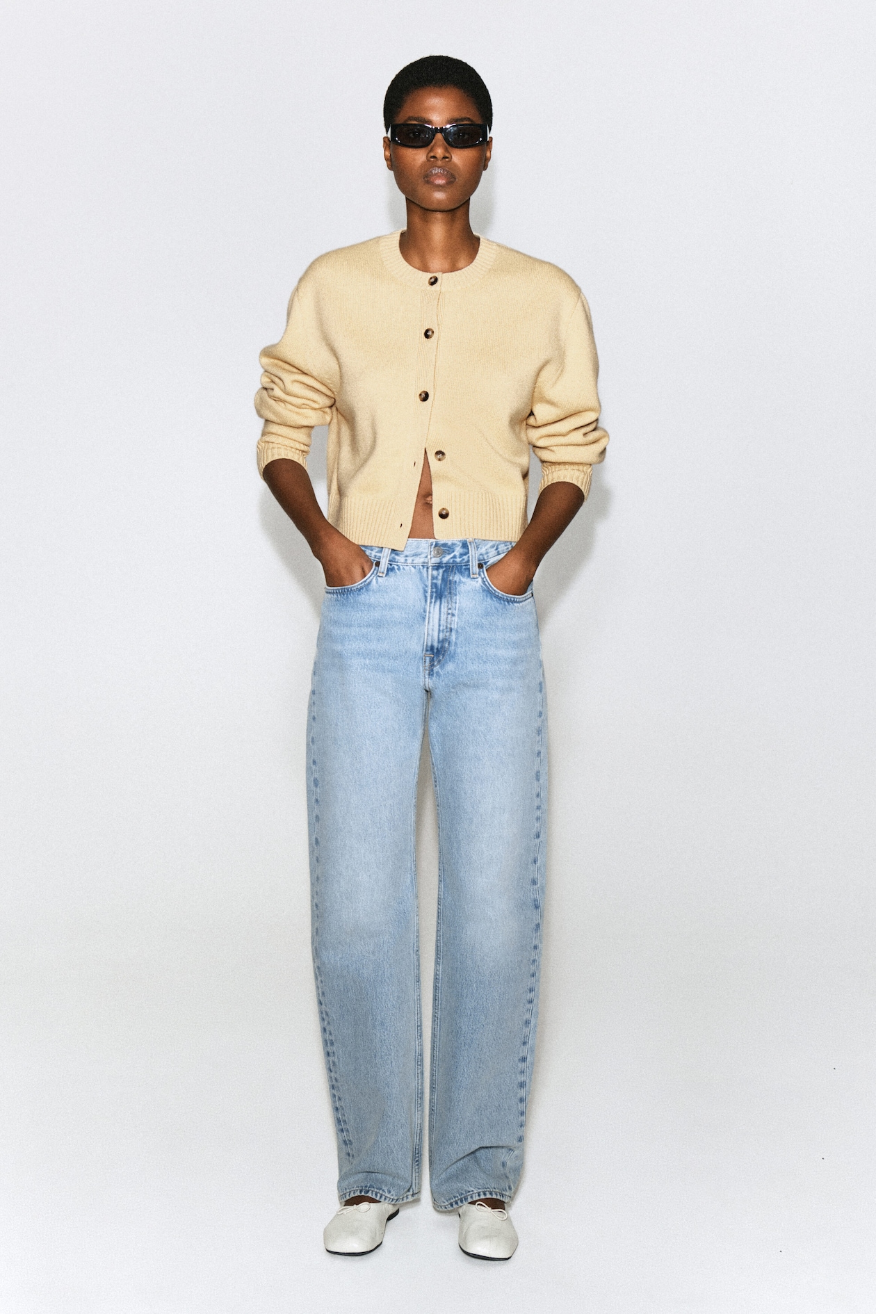 MERINO WOOL SWEATER — BUTTER YELLOW