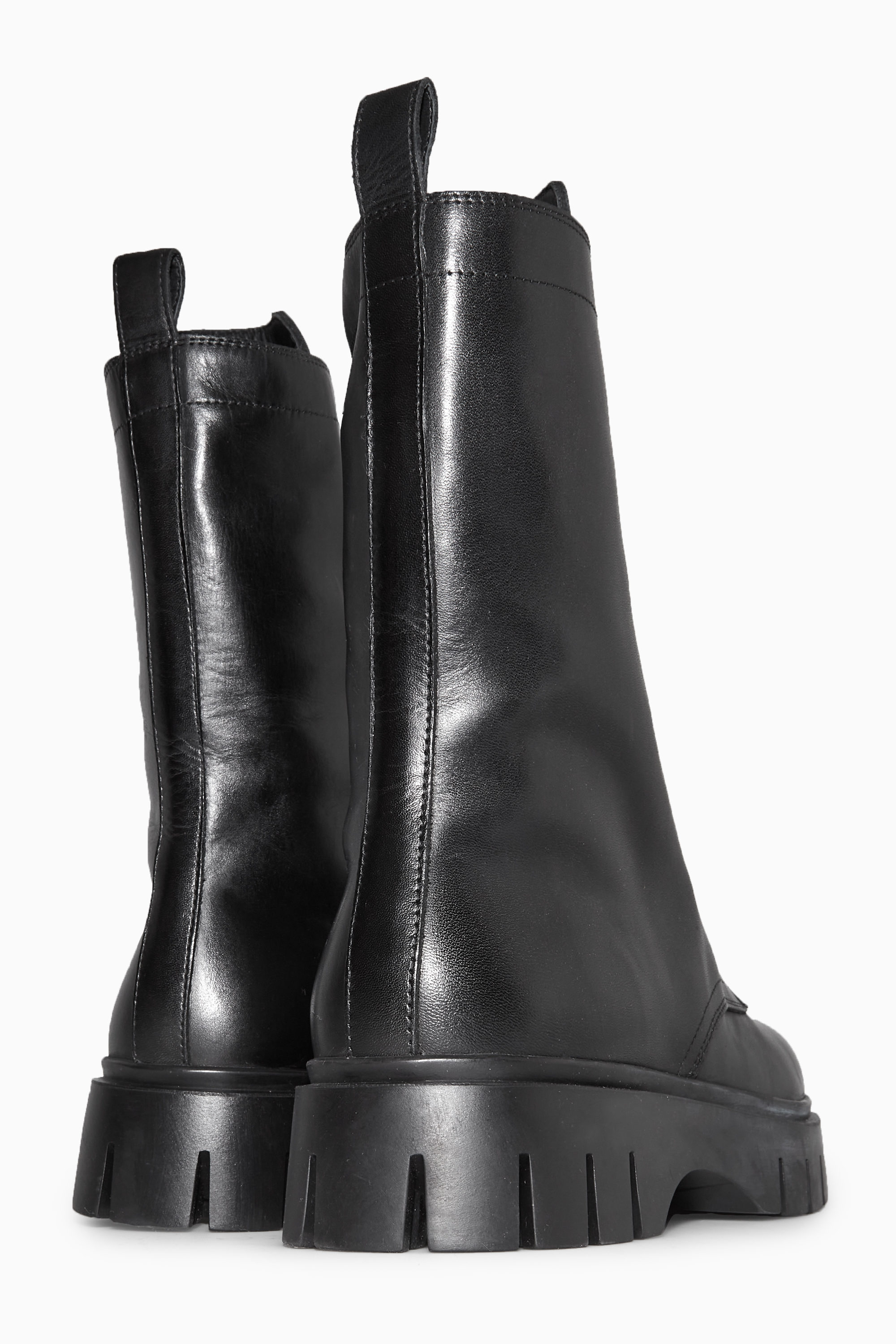 CHUNKY LACE-UP BOOTS - BLACK | COS