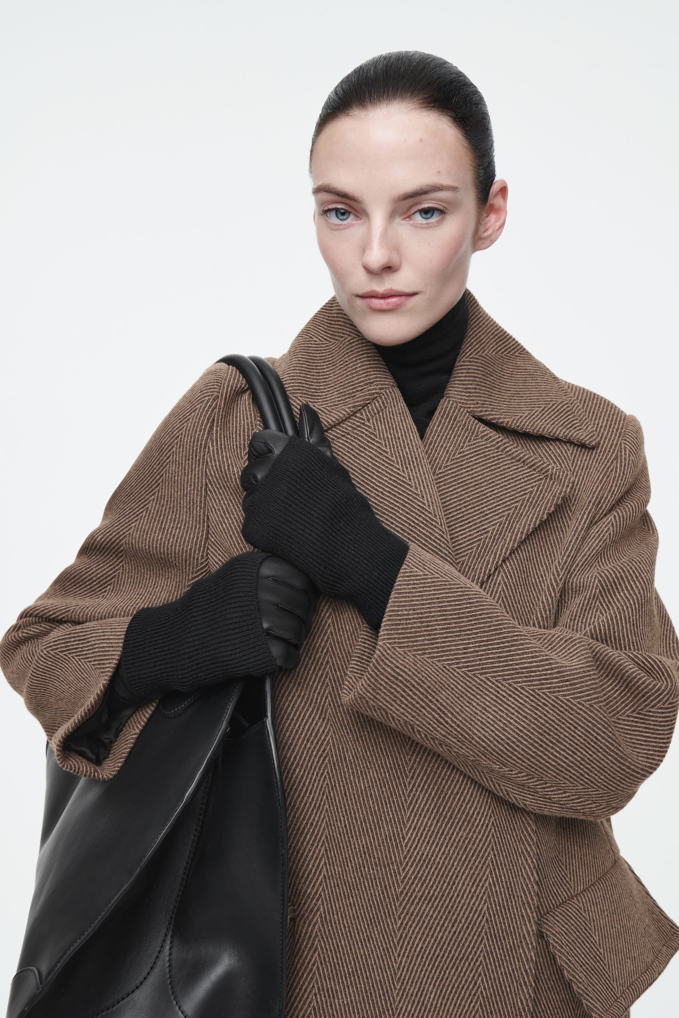 LAYERED LEATHER GLOVES