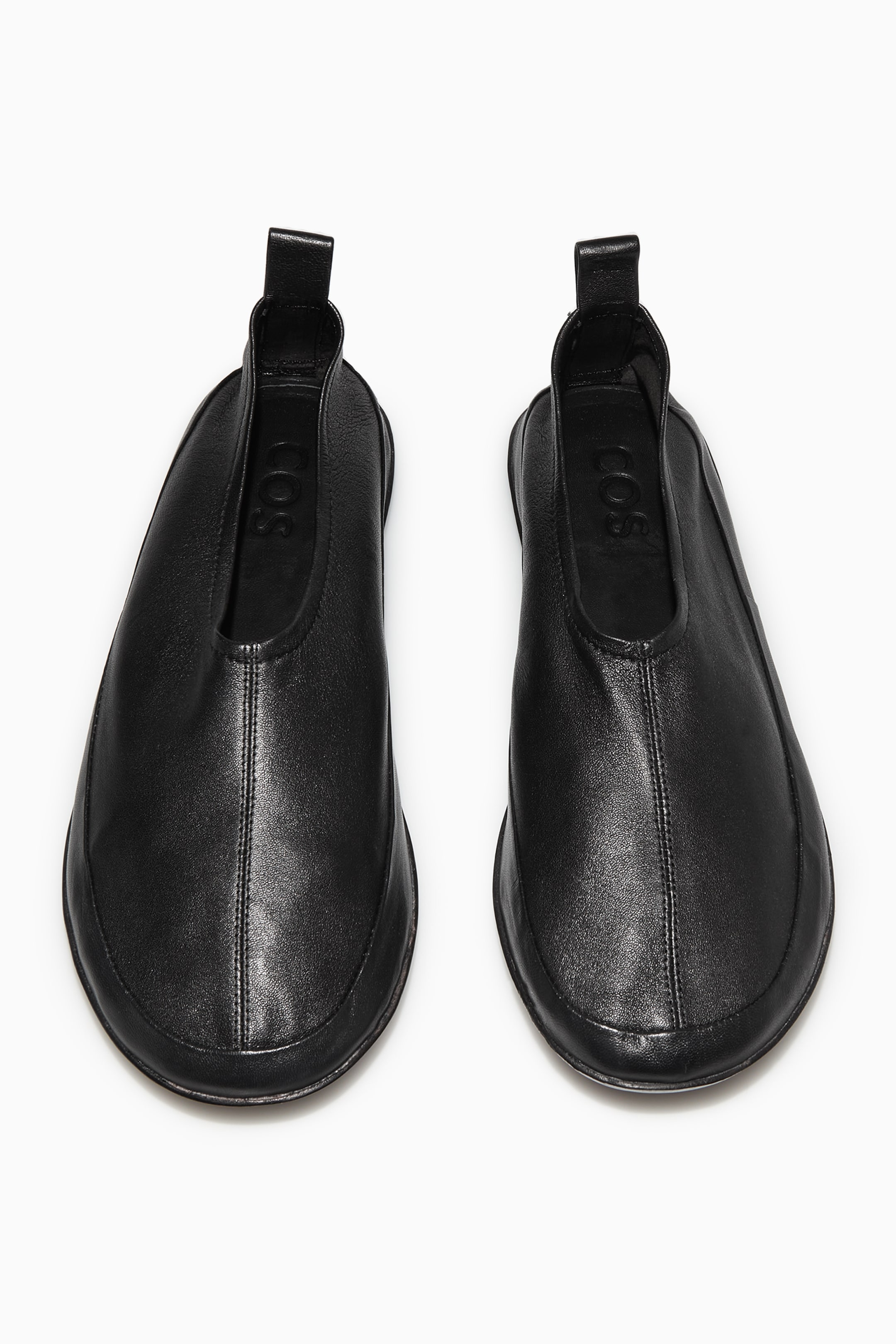 View larger image: LEATHER BALLET FLATS - BLACK - Ladies | H&M GB 3