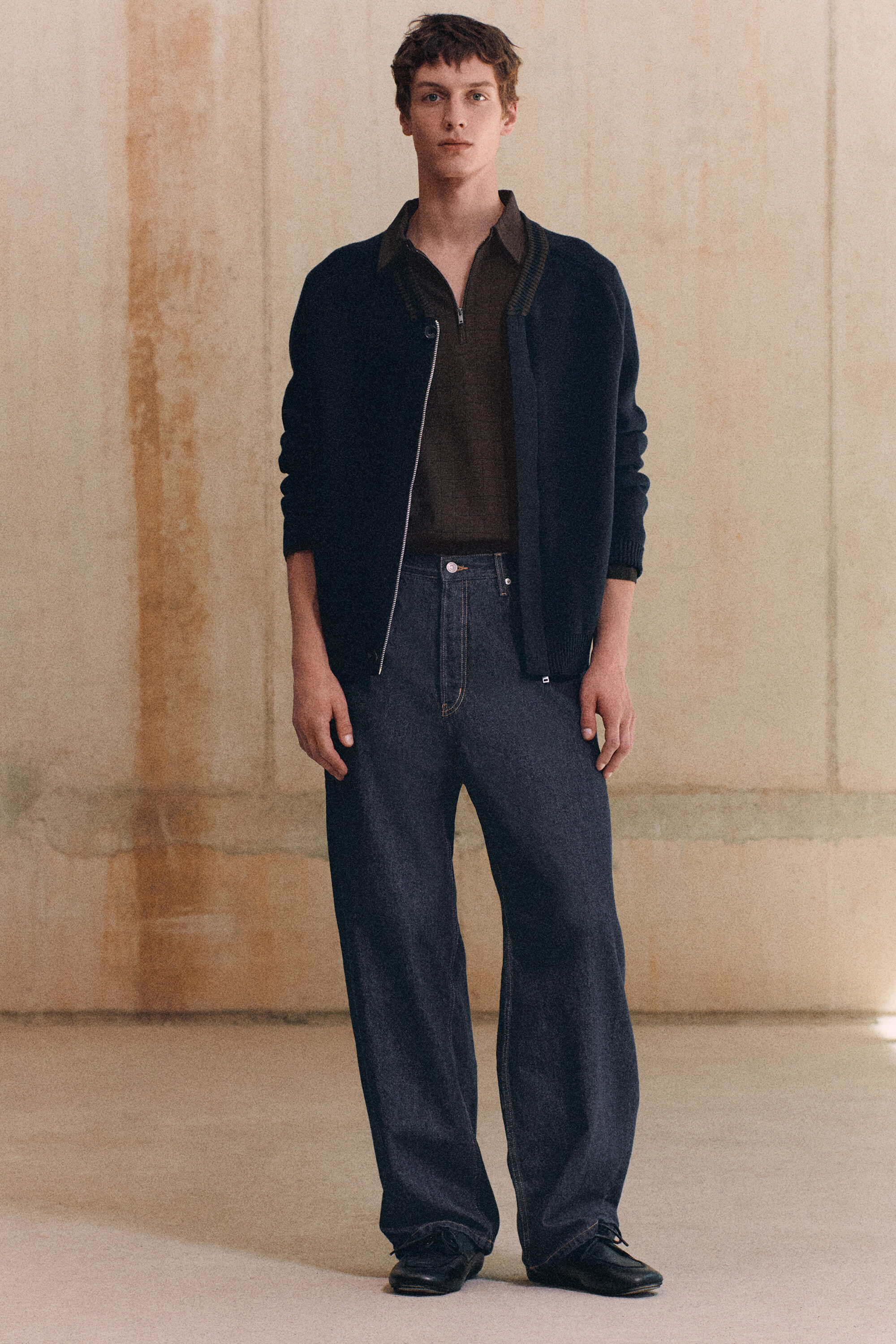RIDER RAW SELVEDGE RELAXED-FIT STRAIGHT-LEG JEANS - RAW INDIGO