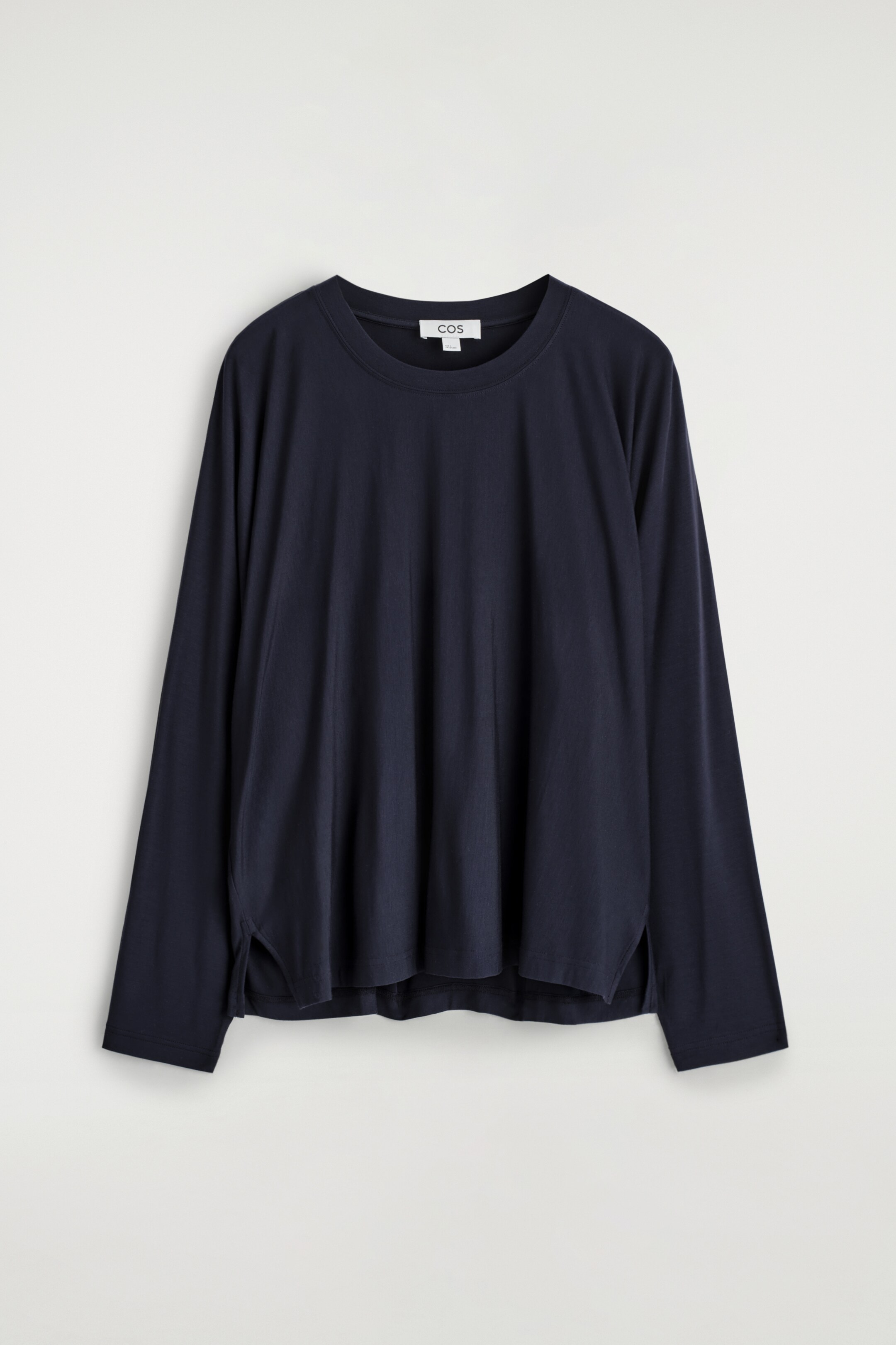 Vezi imaginea mai mare: FLUID JERSEY LONG-SLEEVED TOP - BLEUMARIN - FEMEI | H&M RO 6