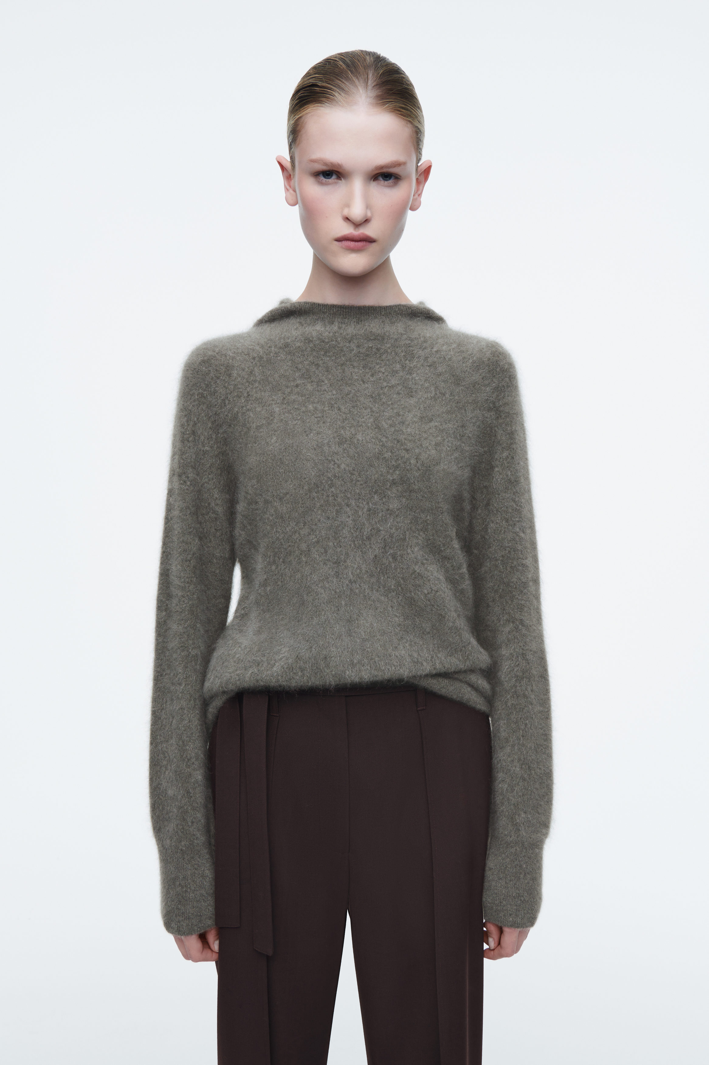 P.A.R.O.S.H. 売れ筋商品|||パロッシュ ニット&セーター アウター レディース Turtlenecks Grey Cashmere-Boxy-Turtleneck-