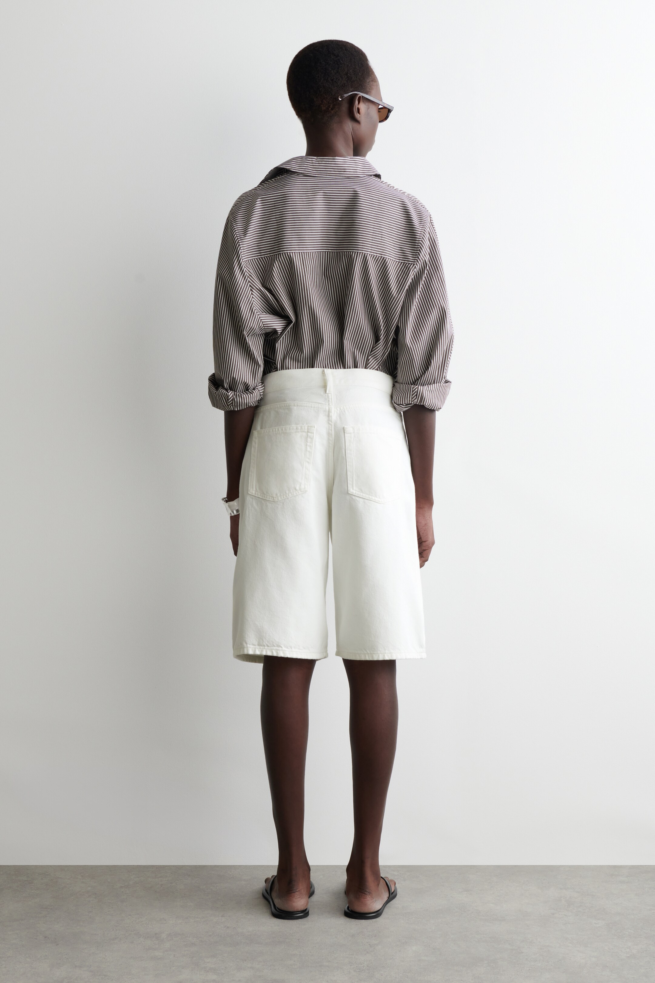 Agrandir l'image: BERMUDA EN DENIM - CRAIE - FEMME | H&M FR 3