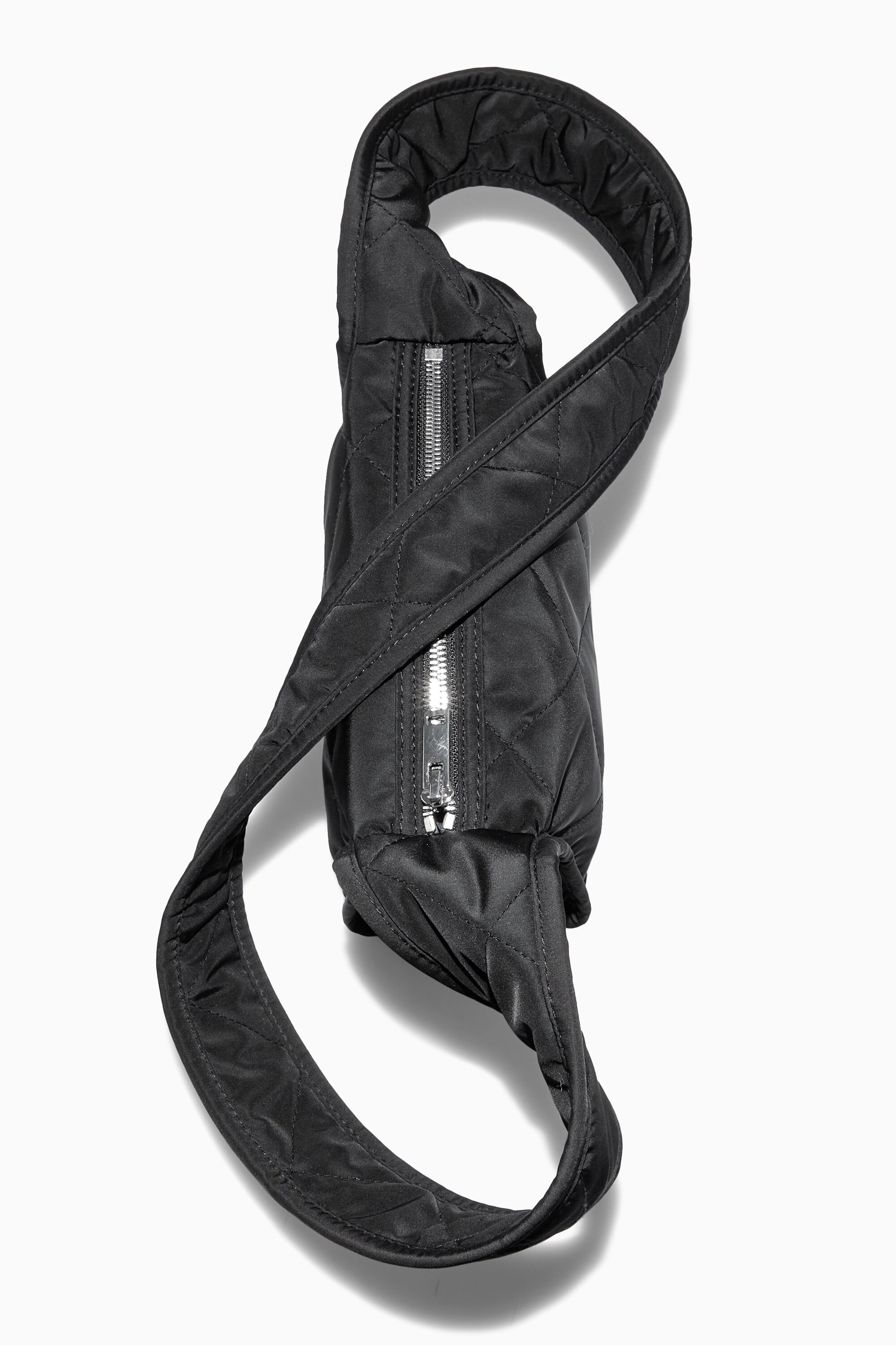 MINI DIAMOND-QUILTED CROSSBODY - BLACK | COS