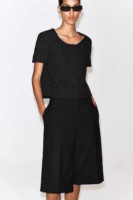 TAILORED BERMUDA SHORTS — BLACK 3
