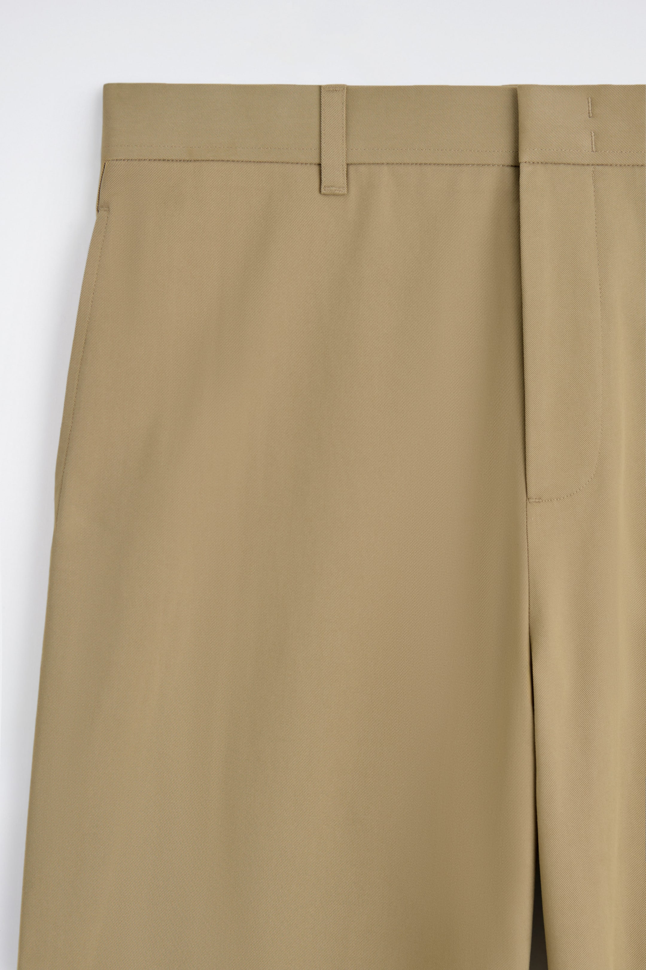 COTTON RELAXED-FIT WIDE-LEG CHINOS
