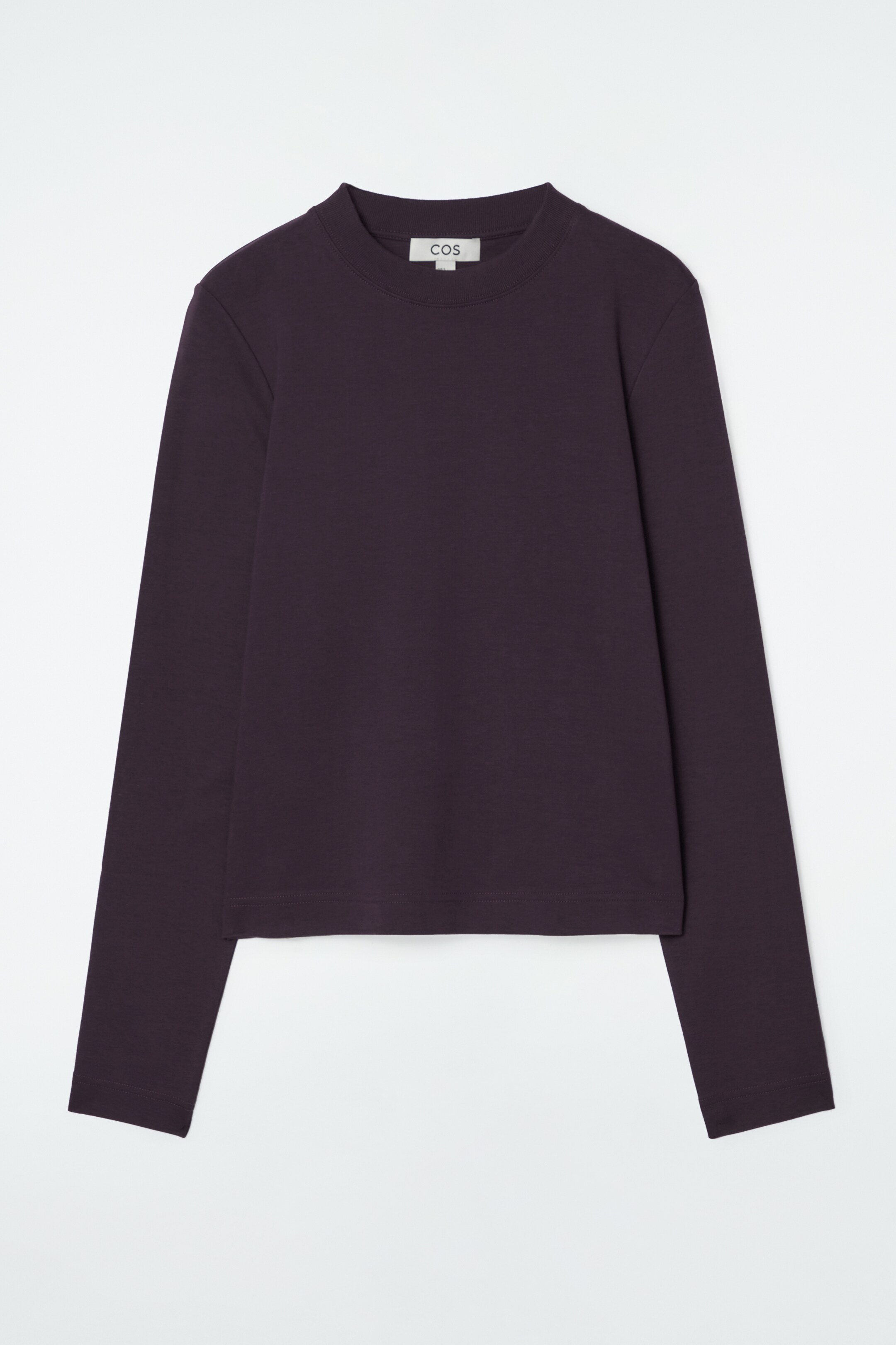 View larger image: CLEAN CUT REGULAR LONG-SLEEVED T-SHIRT - DARK PURPLE - Ladies | H&M GB 1