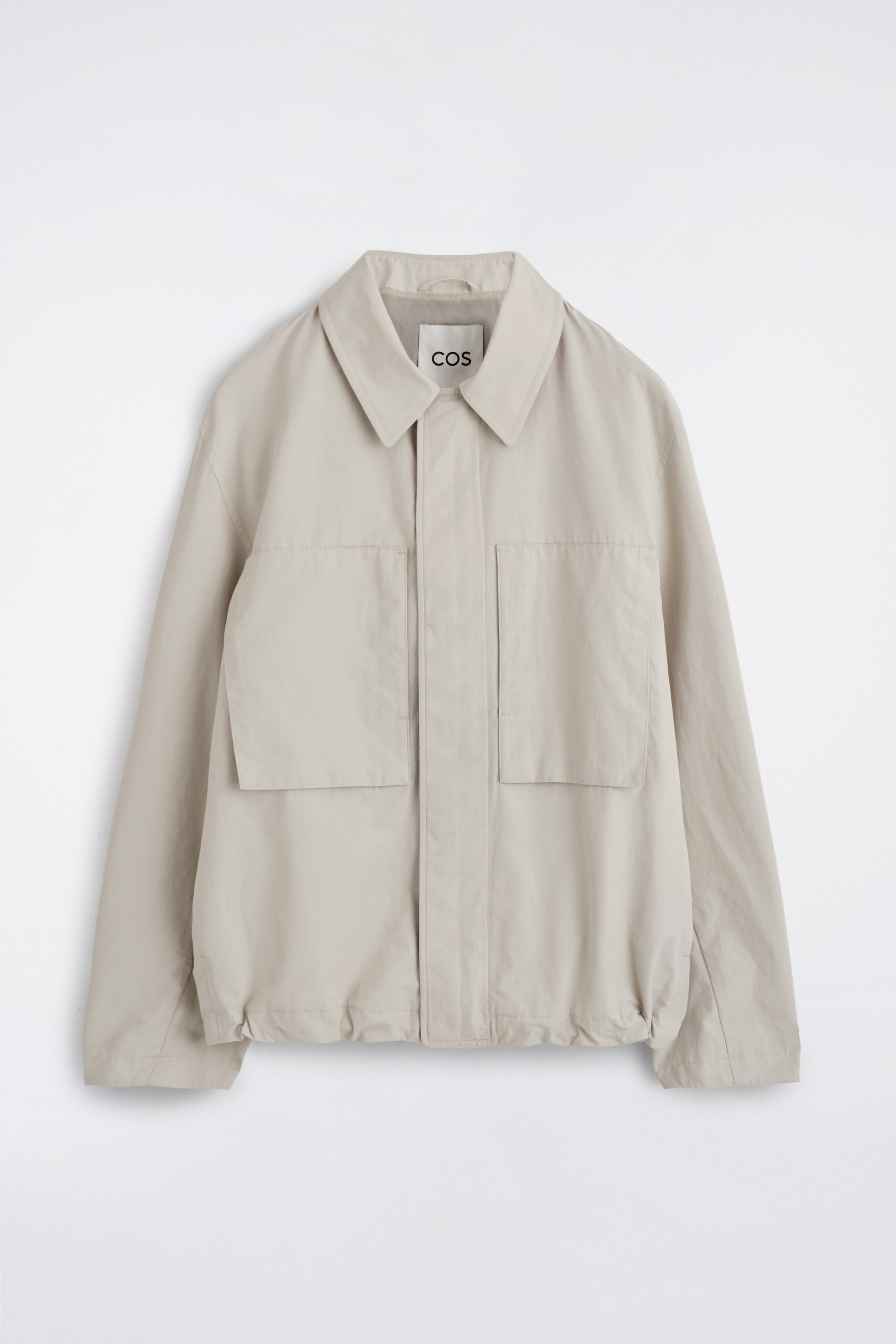 COS ジャケット PACKABLE-HOOD WINDBREAKER JACKET - GRAY | COS US