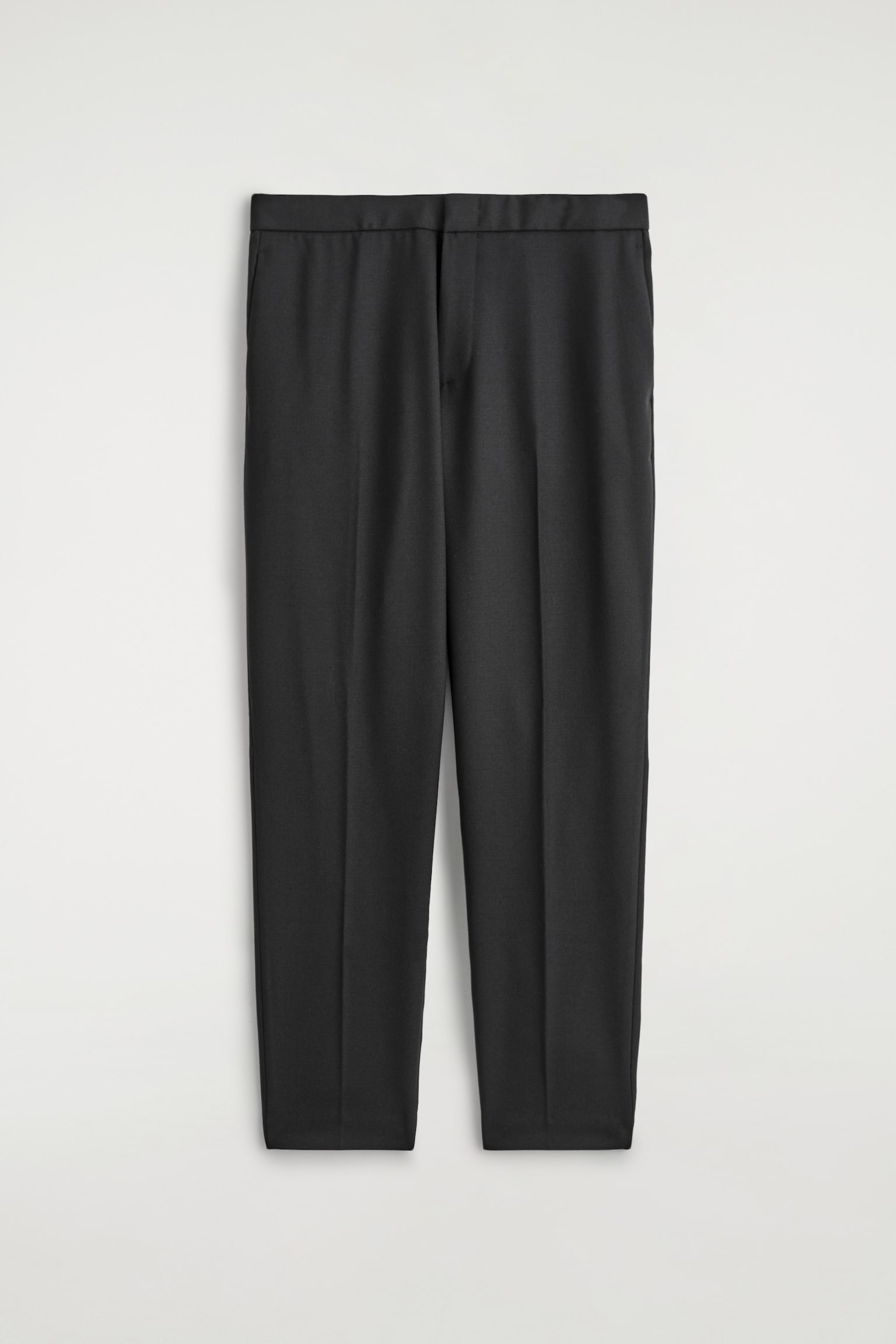 WOOL SKINNY TROUSERS - BLACK/CHARBON - 2